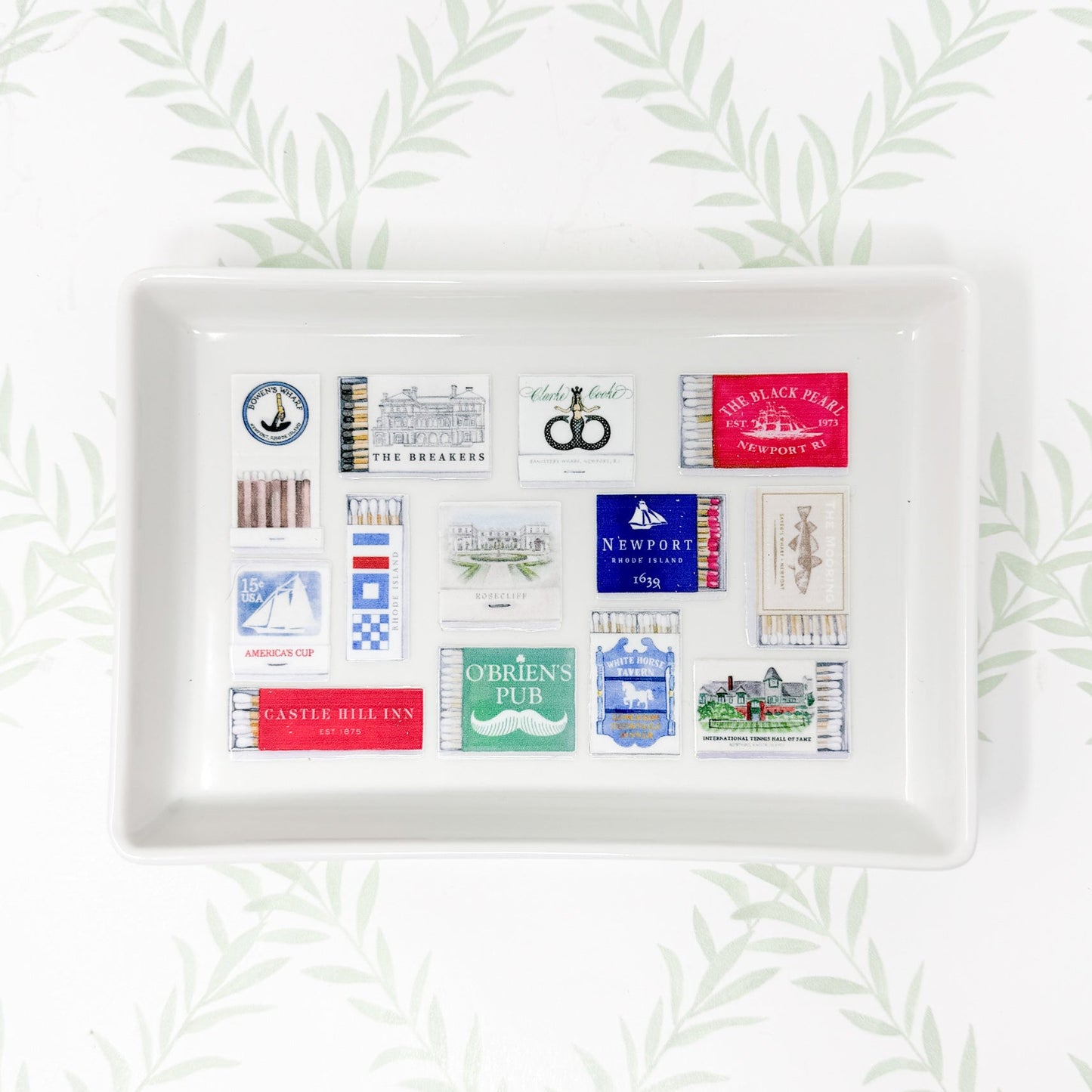 Ceramic Tray, Rhode Island