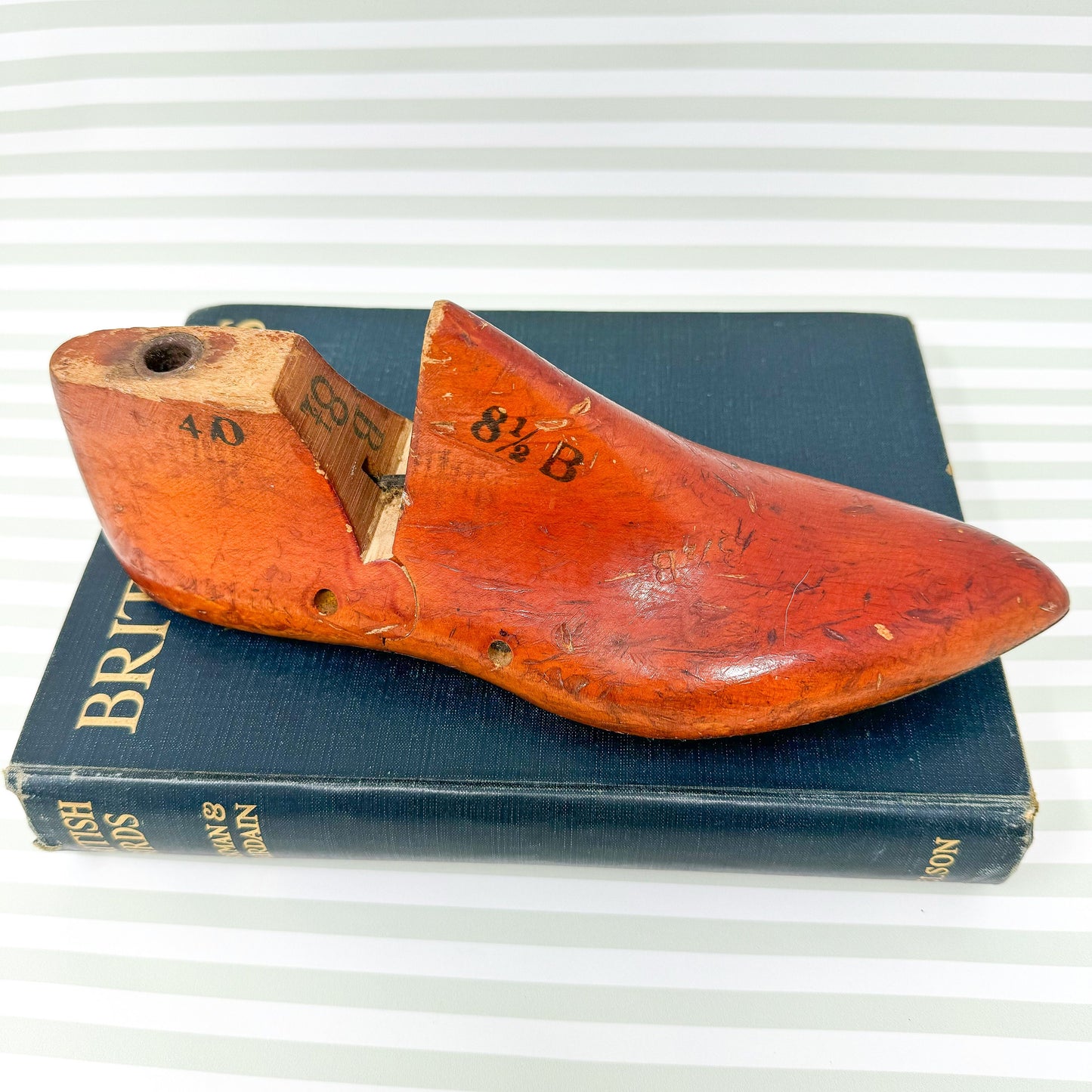Vintage 1960s Maple Wood Shoe Form
