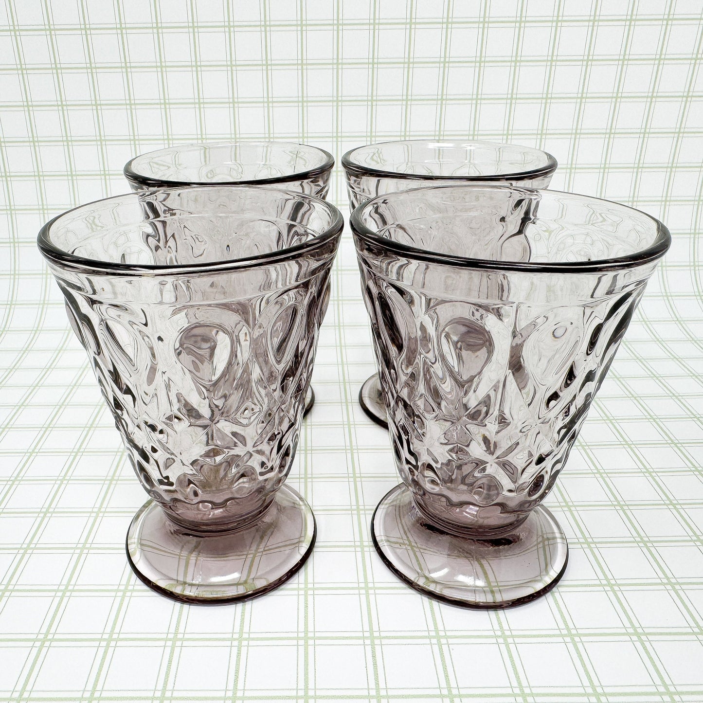 Set of LA Rochere Amethyst Lyonnais Tumblers