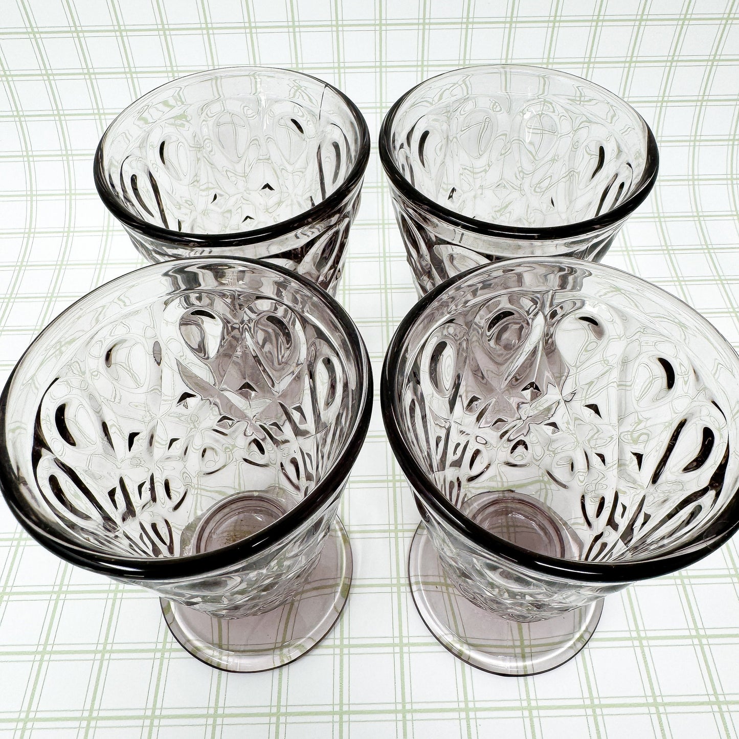 Set of LA Rochere Amethyst Lyonnais Tumblers