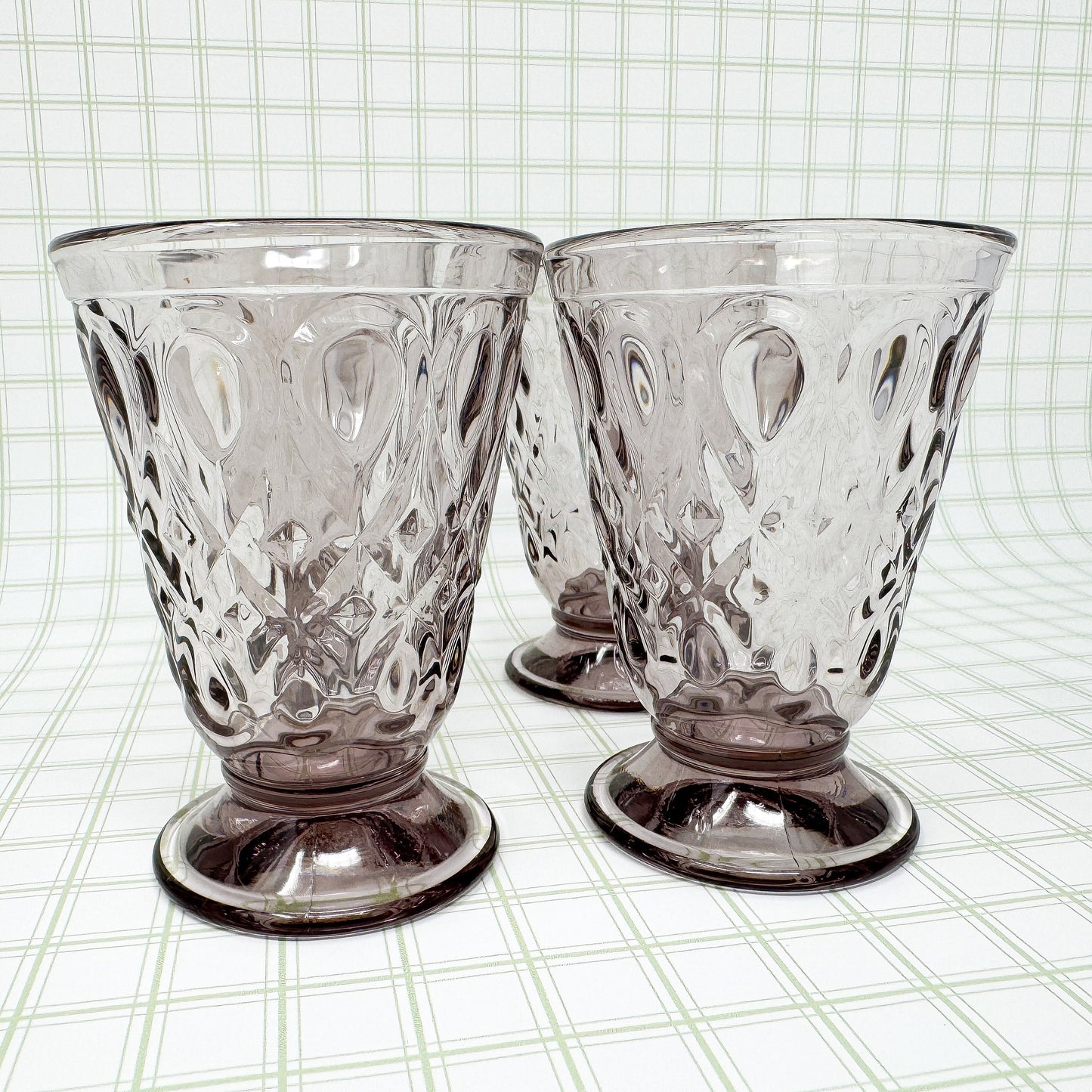Set of LA Rochere Amethyst Lyonnais Tumblers