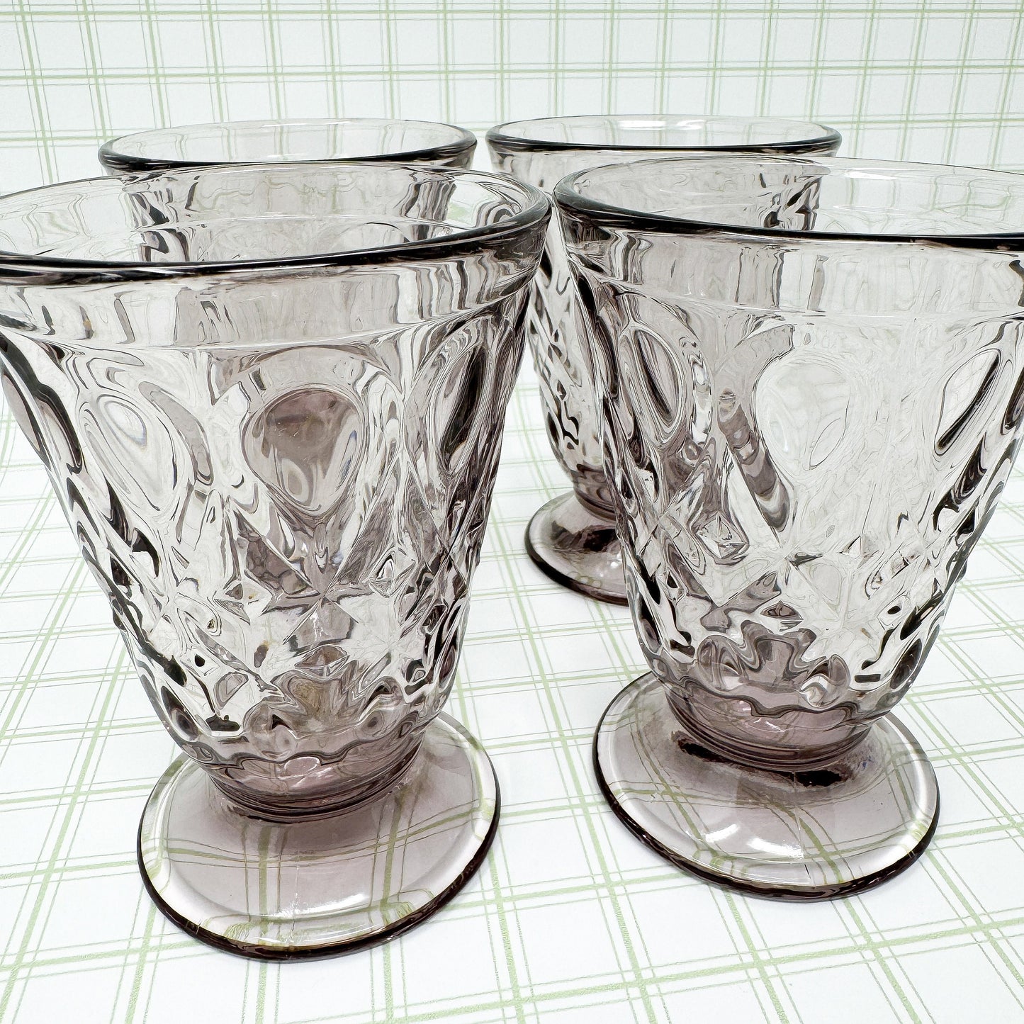Set of LA Rochere Amethyst Lyonnais Tumblers