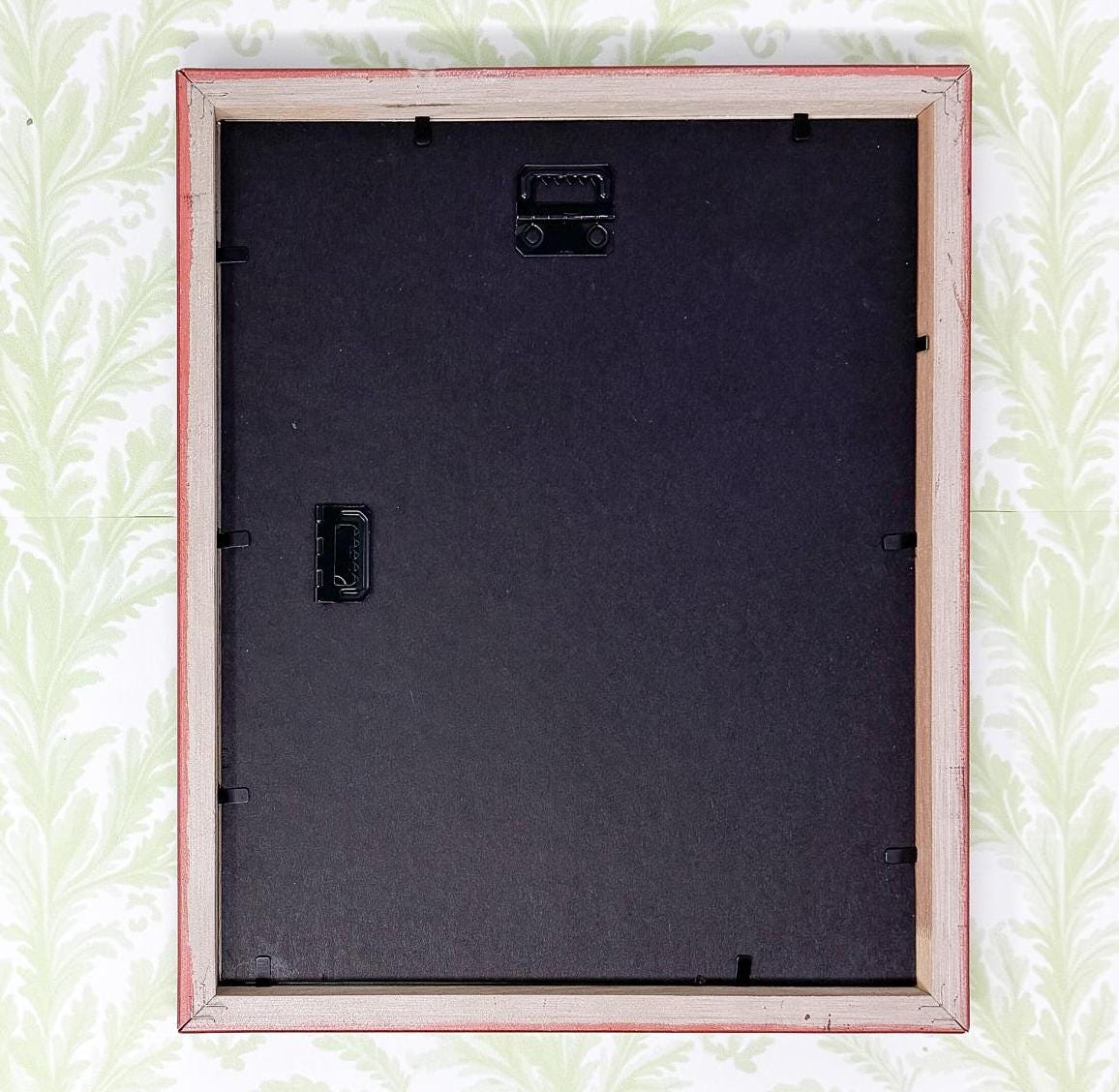 Fox Head Print in Bamboo Frame