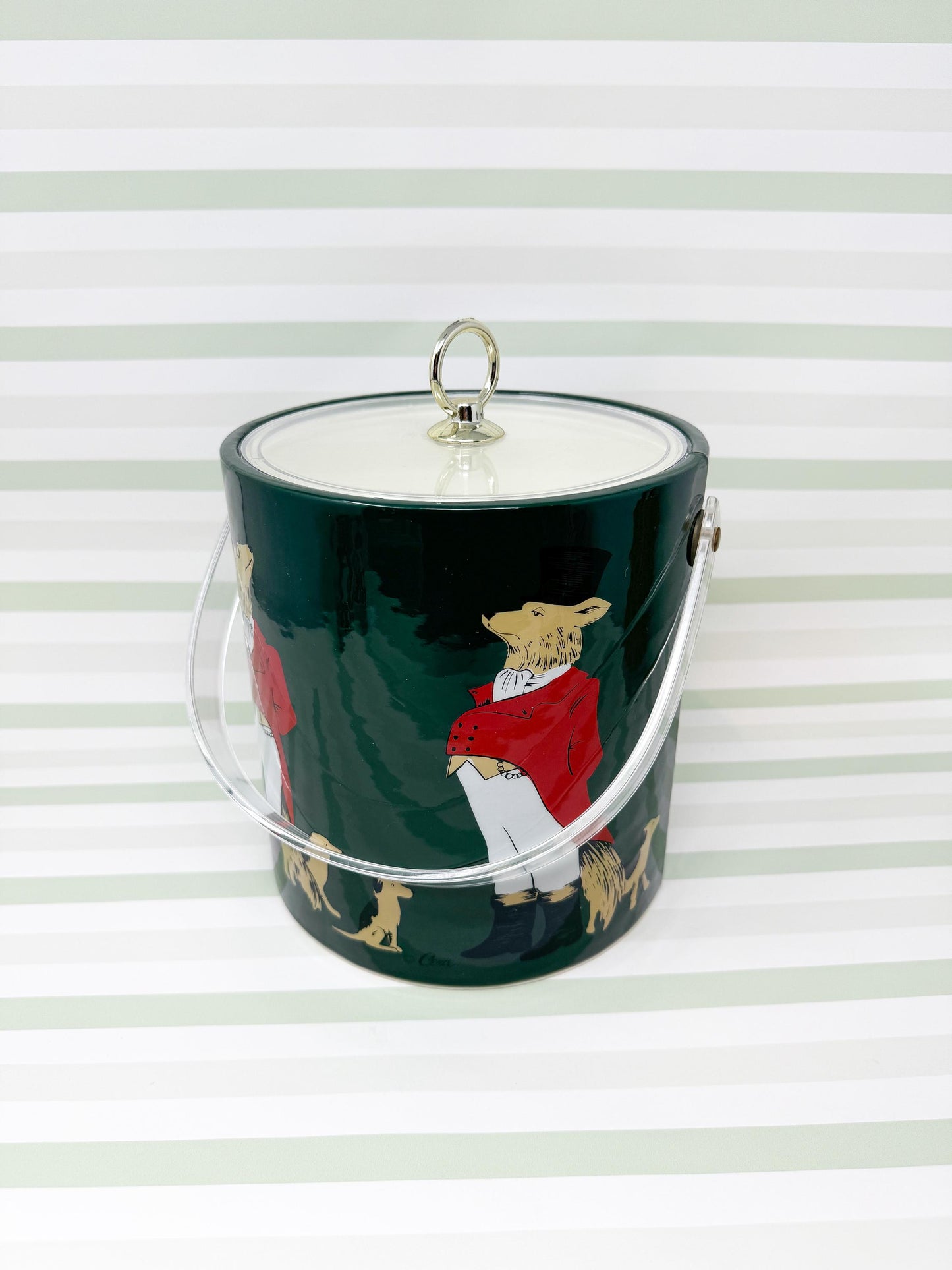 Vintage Cera Snooty Fox Ice Bucket