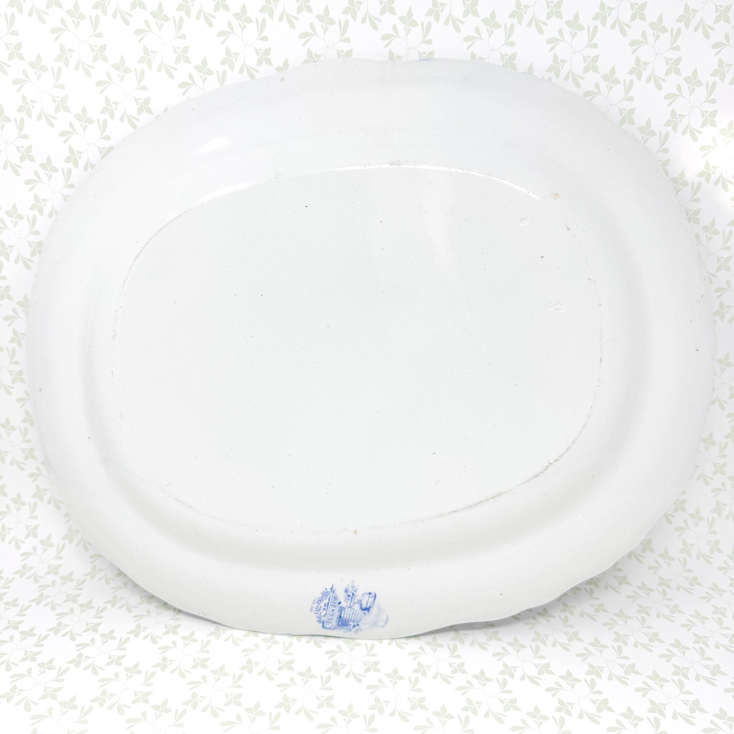 Antique Ridgway "Oriental" Transferware Serving Platter, 17"