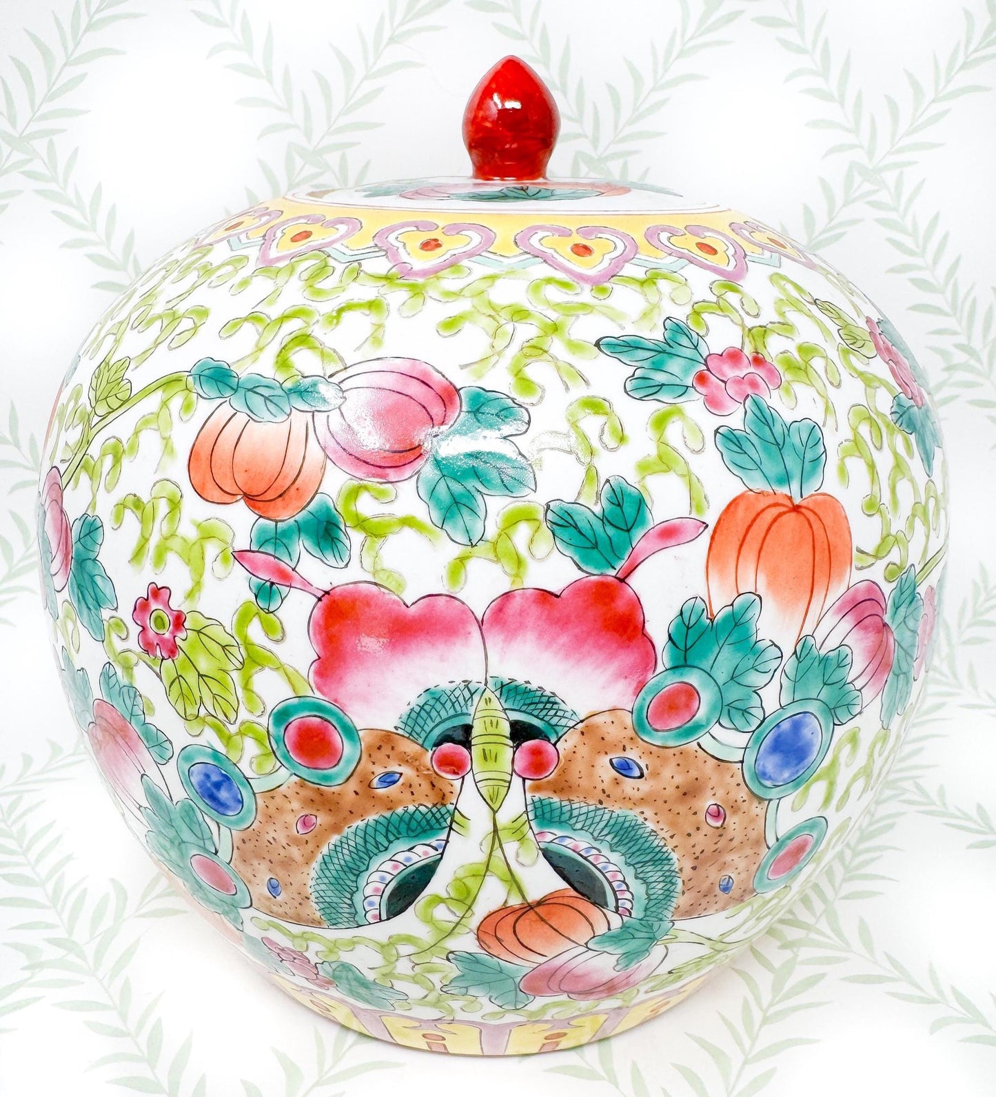 Vintage Chinese Famille Rose Porcelain Jars