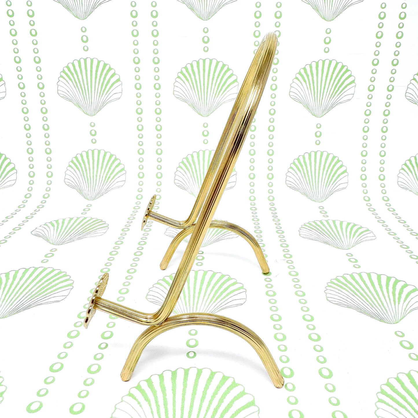 Gold Metal Shell Easel