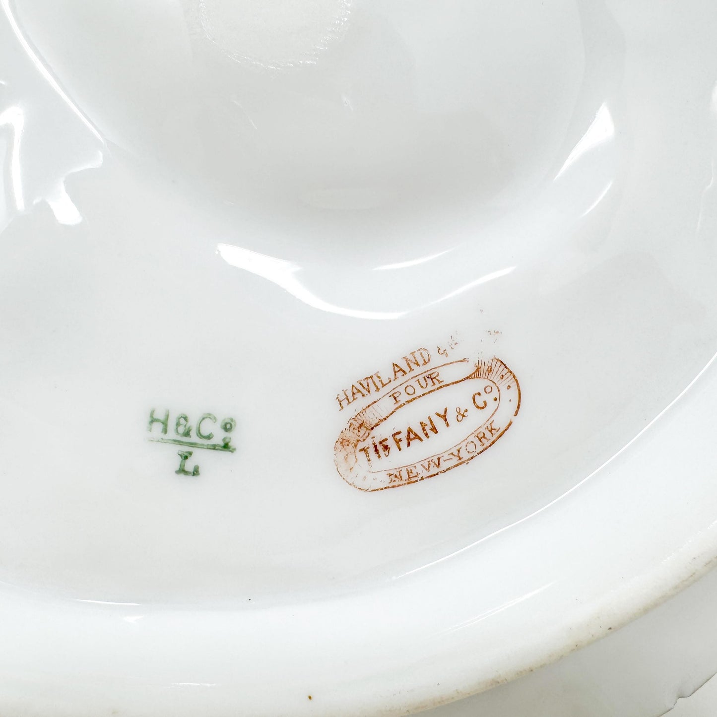 Rare Antique Tiffany & Co Haviland Oyster Plate c. 1890