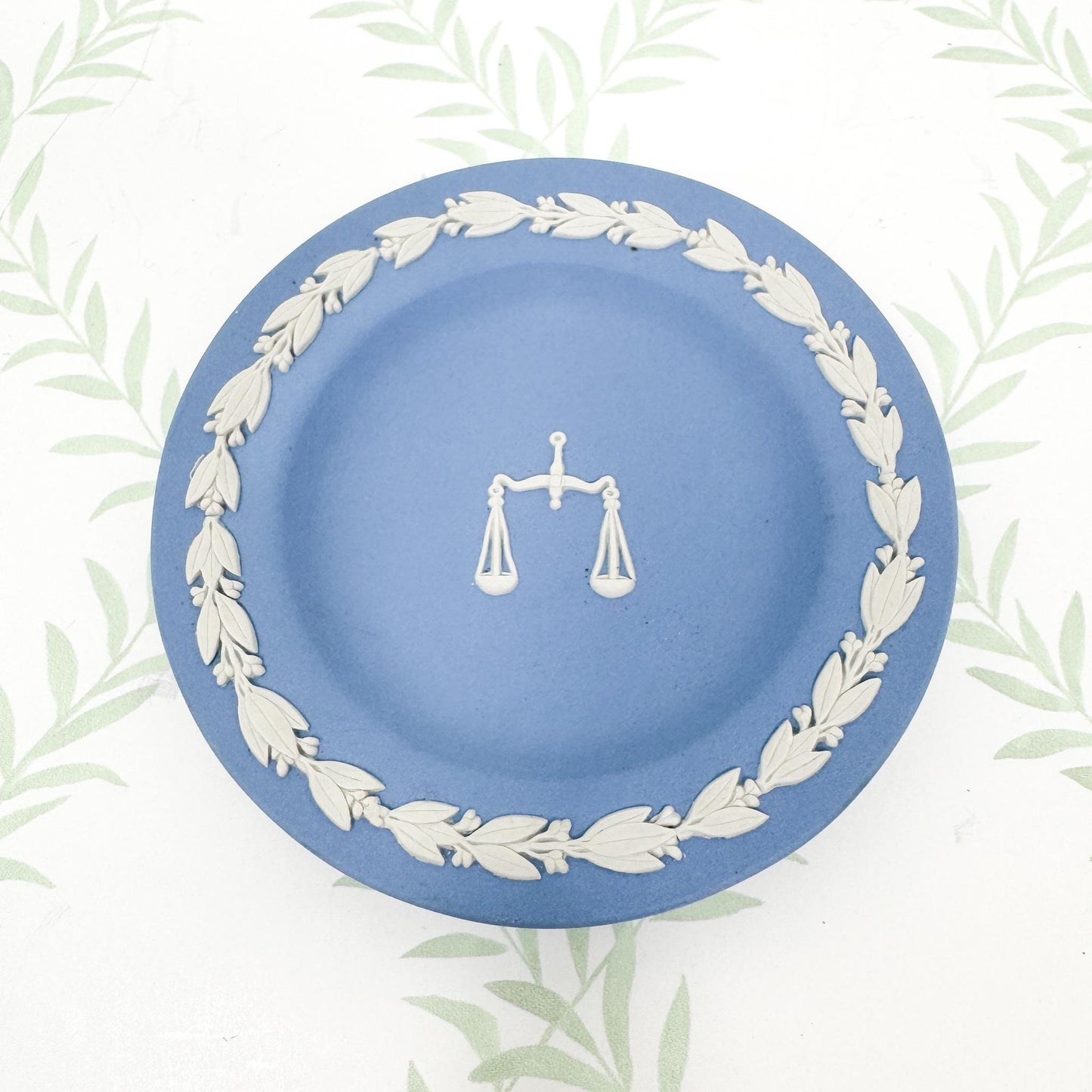 Vintage Wedgwood Jasperware Plate, Libra