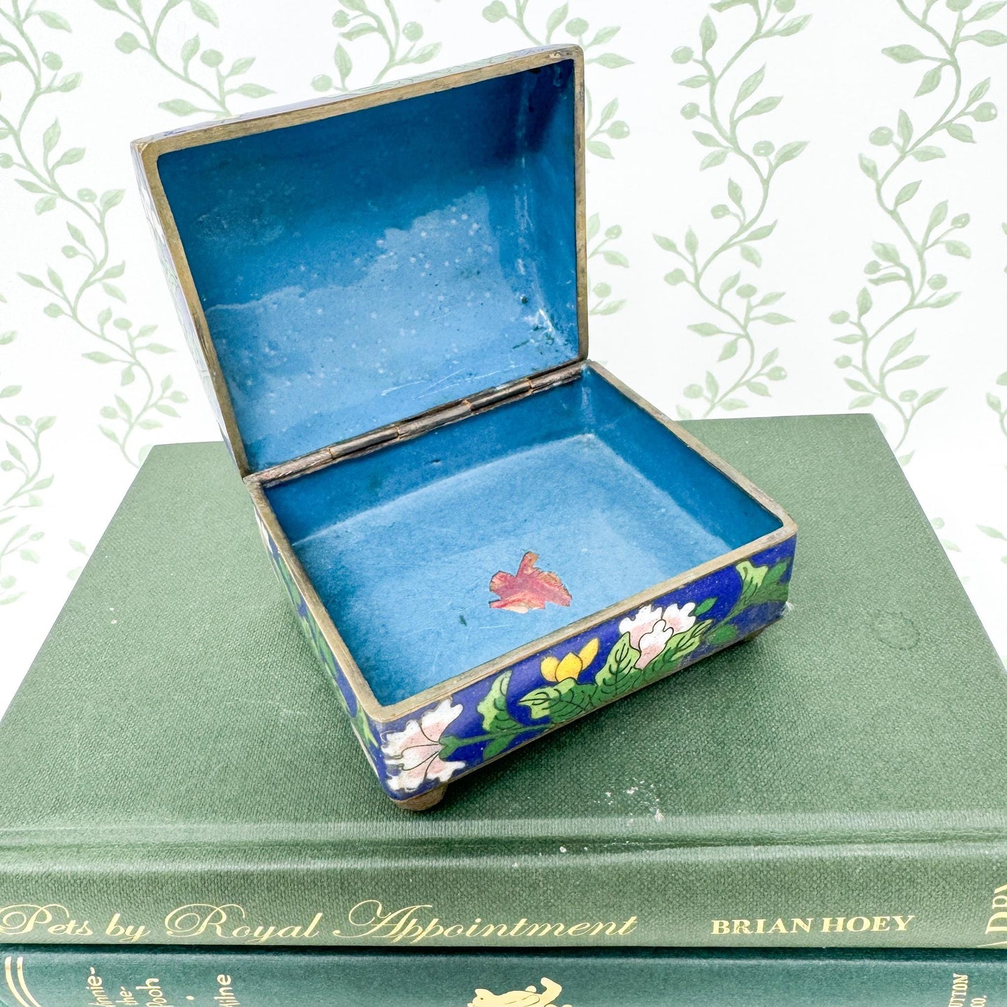 Vintage Cloisonne Lidded Boxes