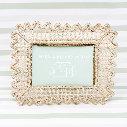 Woven Wavy Edge 4" x 6" Picture Frame