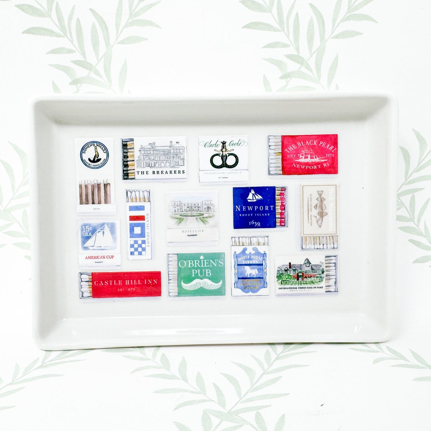 Ceramic Tray, Rhode Island