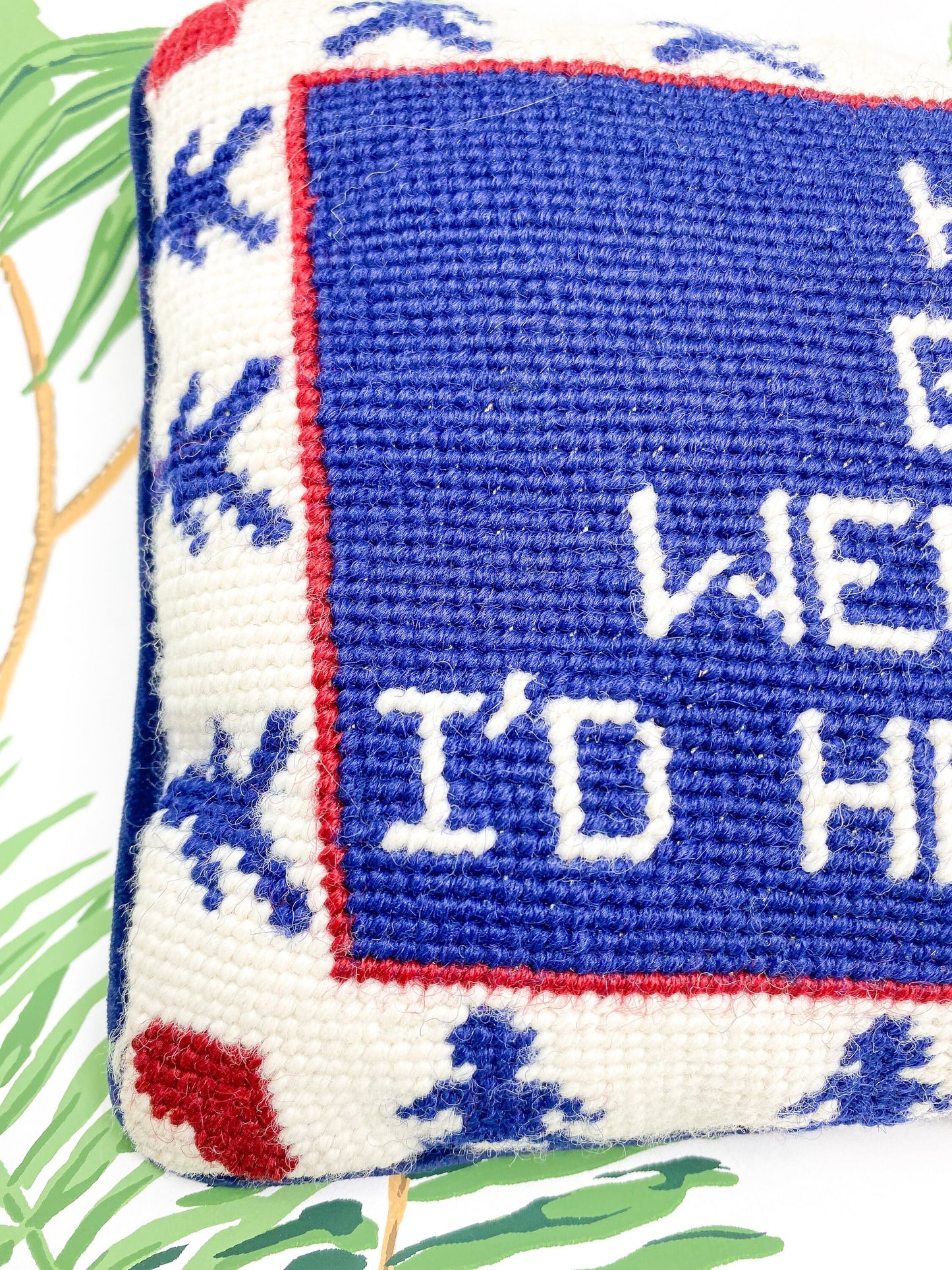 Had I Know How Much Fun Grandchildren Were I Would Have Had Them First - Vintage Needlepoint Pillow