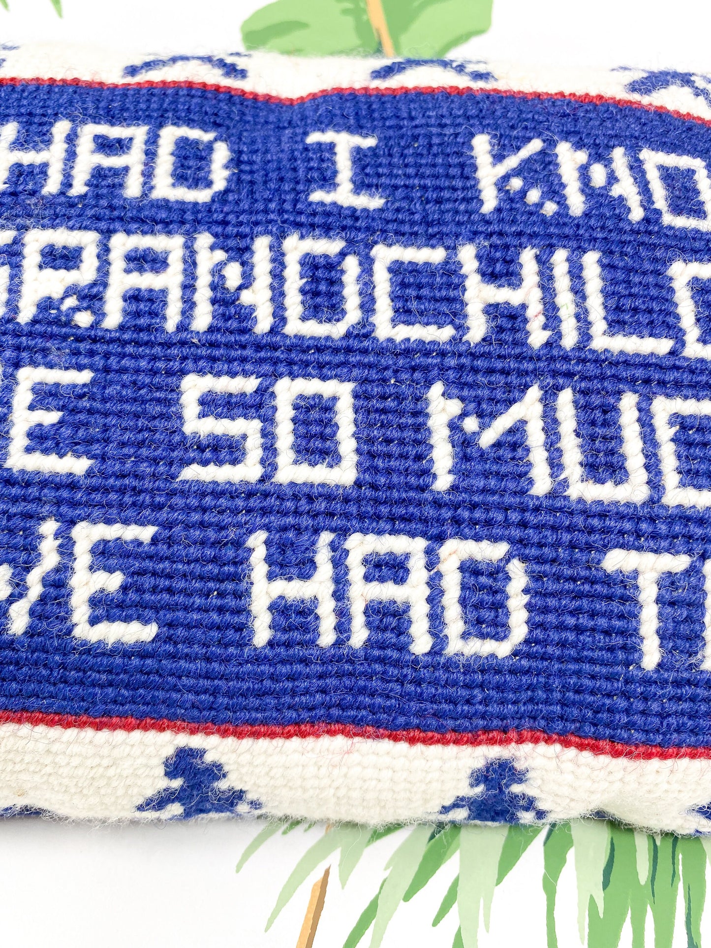 Had I Know How Much Fun Grandchildren Were I Would Have Had Them First - Vintage Needlepoint Pillow