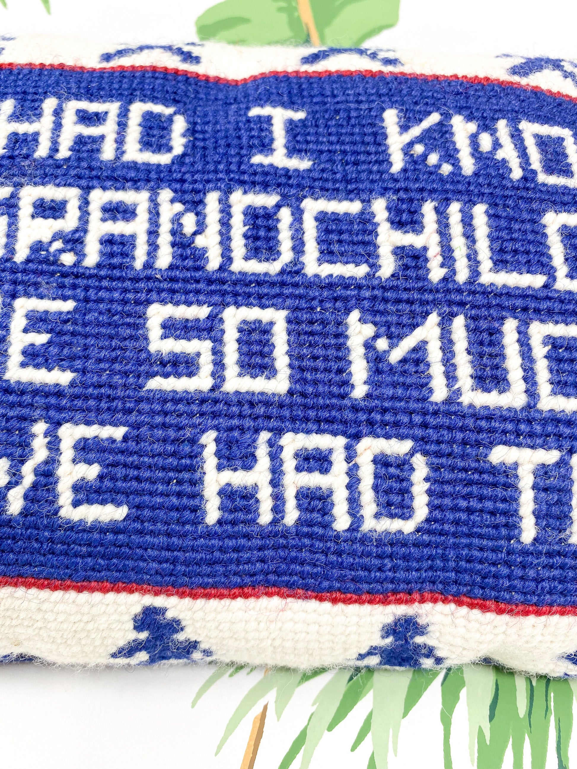 Had I Know How Much Fun Grandchildren Were I Would Have Had Them First - Vintage Needlepoint Pillow
