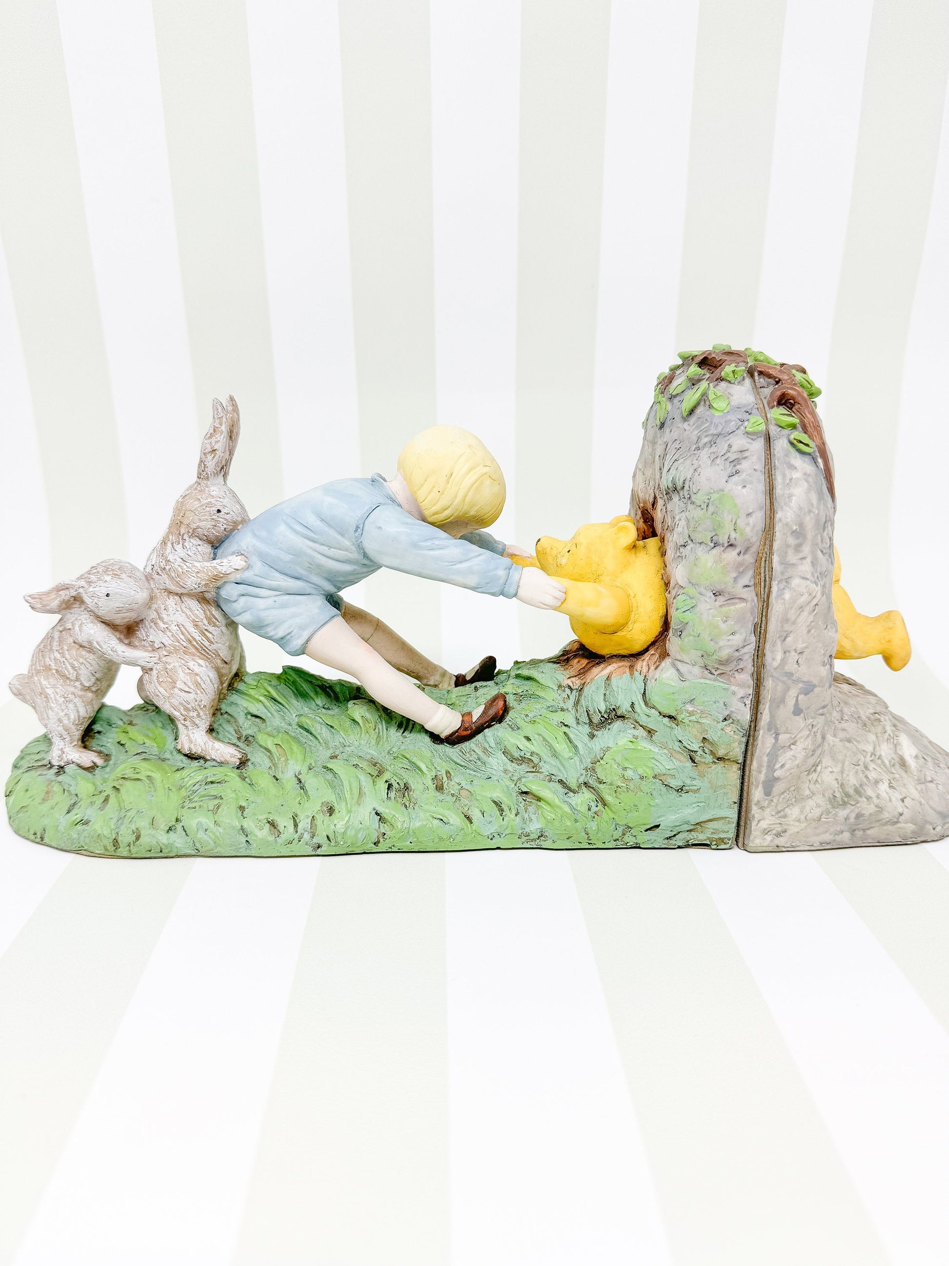 Vintage Winnie the Pooh Charpente Bookends