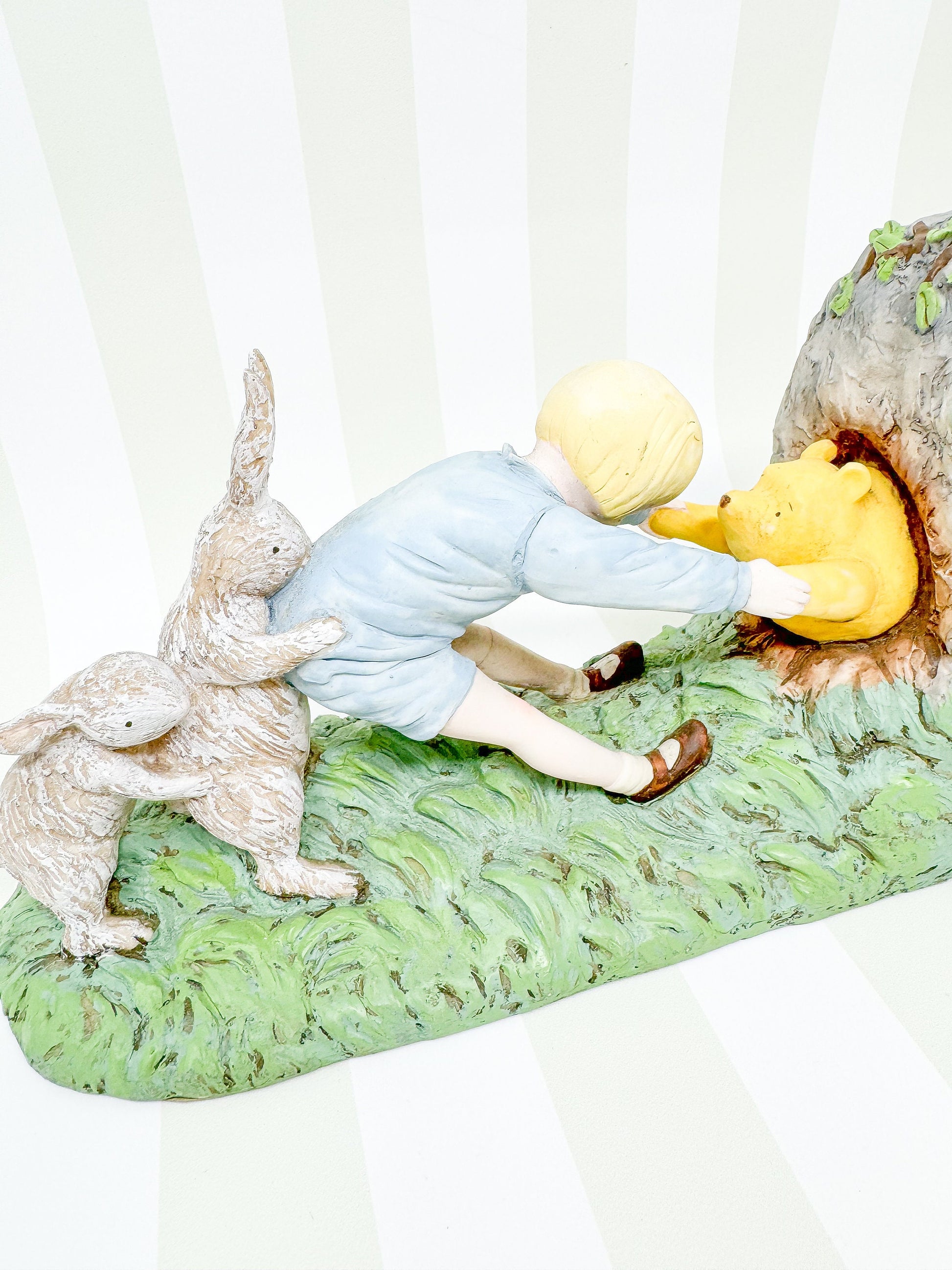 Vintage Winnie the Pooh Charpente Bookends