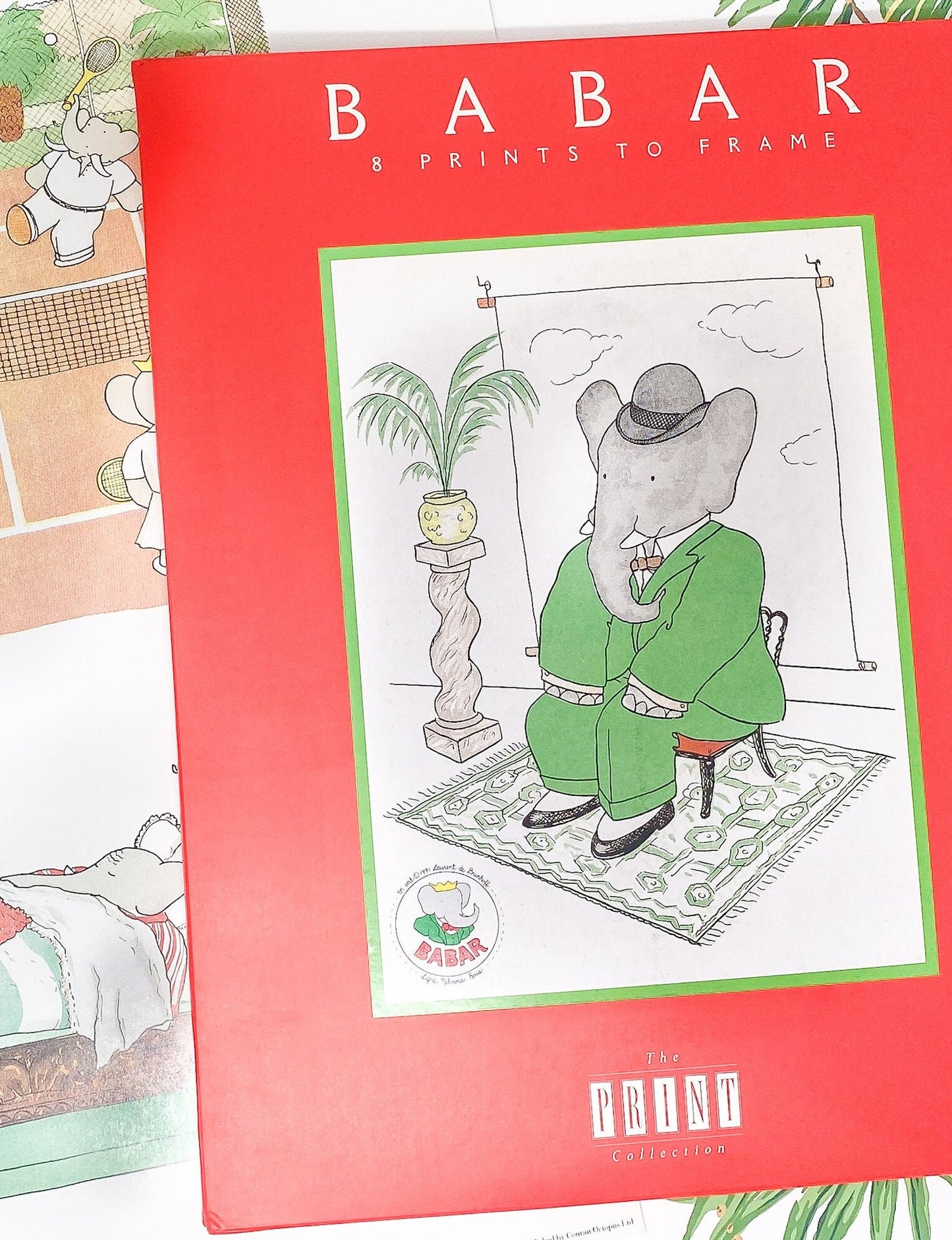 Vintage 11x14" Babar the Elephant Print