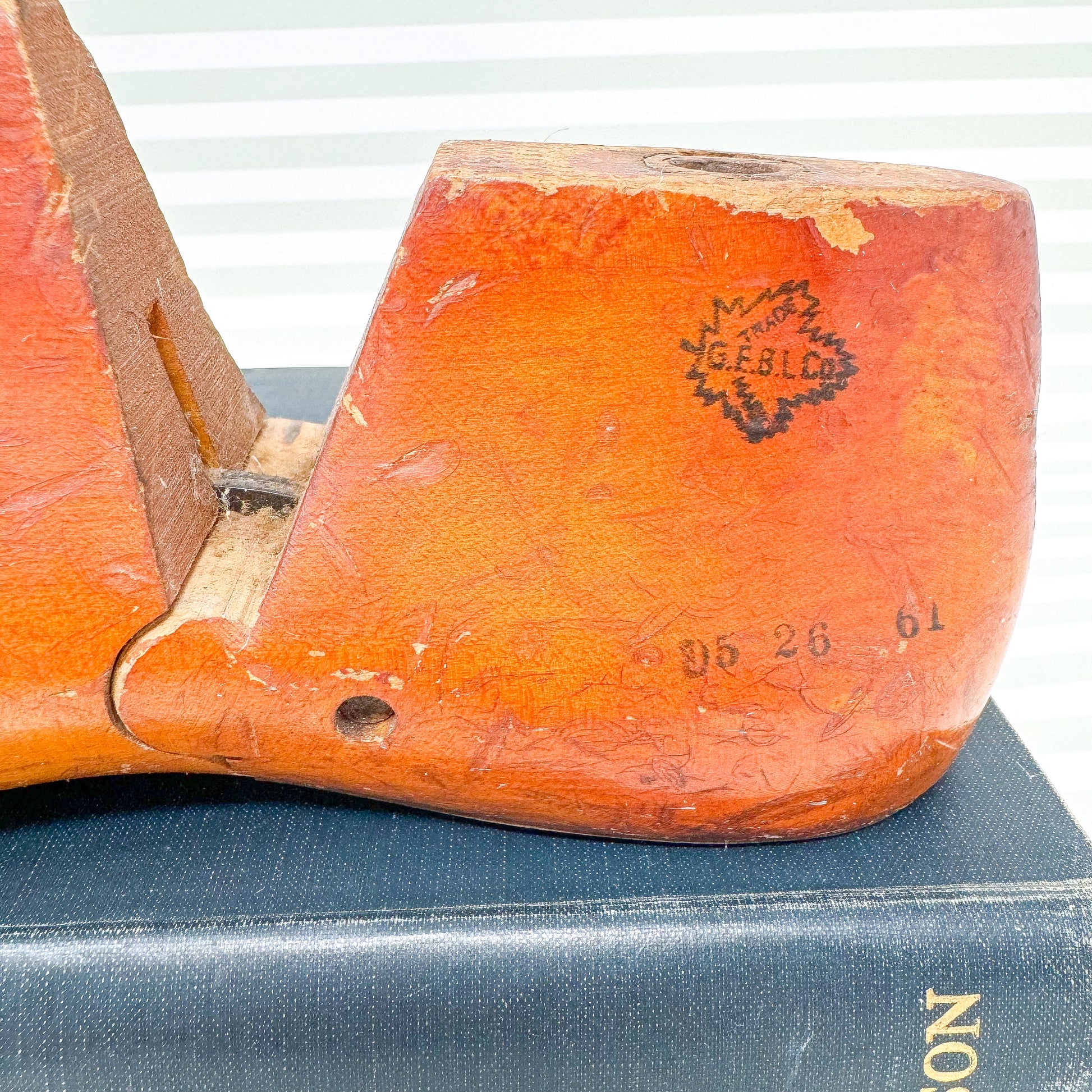 Vintage 1960s Maple Wood Shoe Form