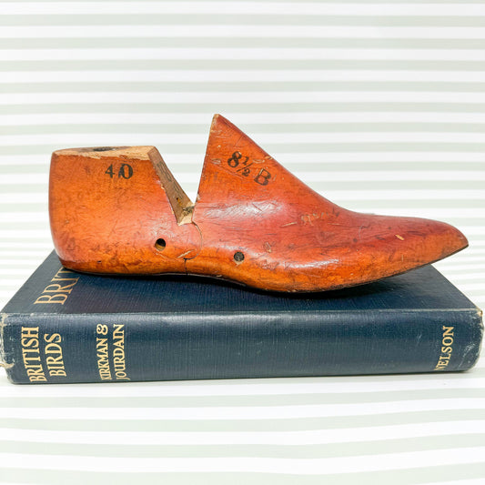 Vintage 1960s Maple Wood Shoe Form