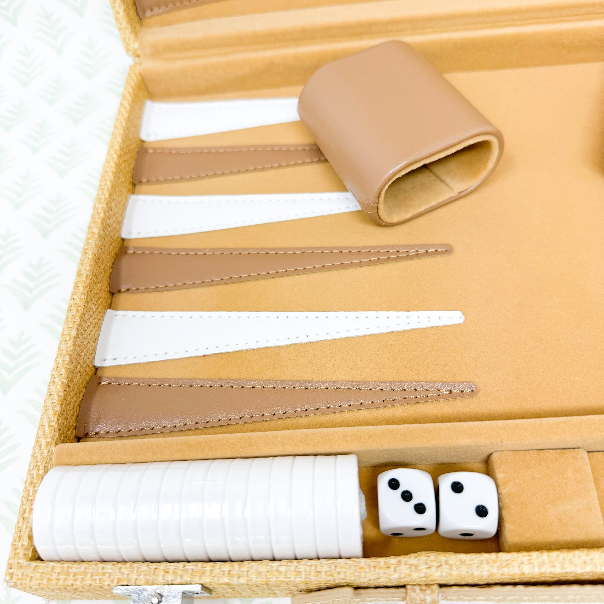 Terra Cane Backgammon Set