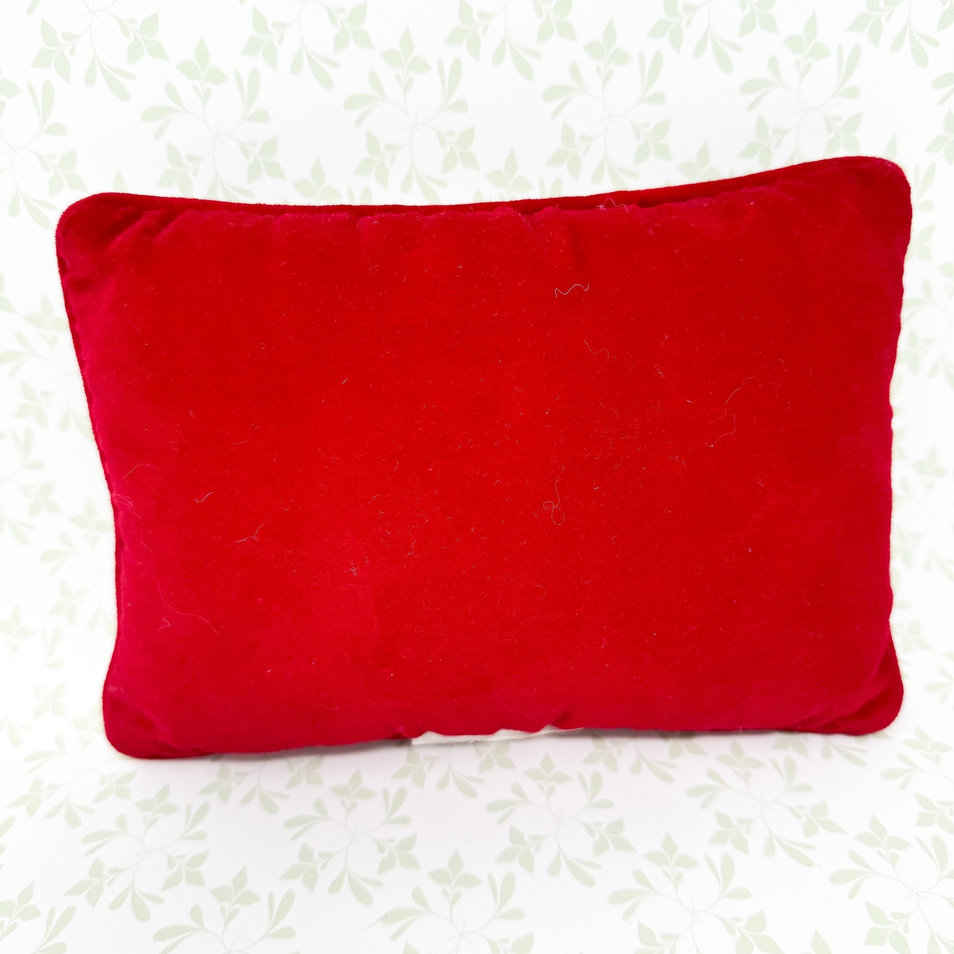 Vintage Christmas Needlepoint Pillow, All I Want For Christmas Is You