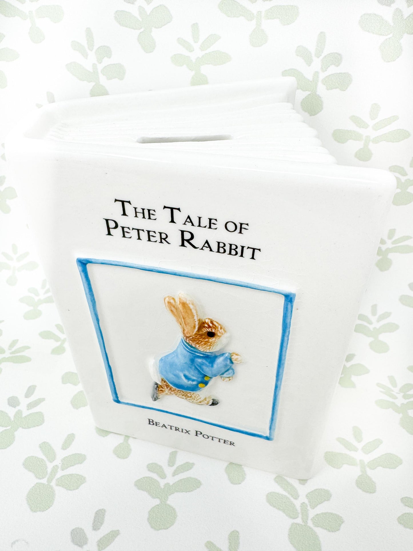 Vintage Peter Rabbit Ceramic Piggy Bank