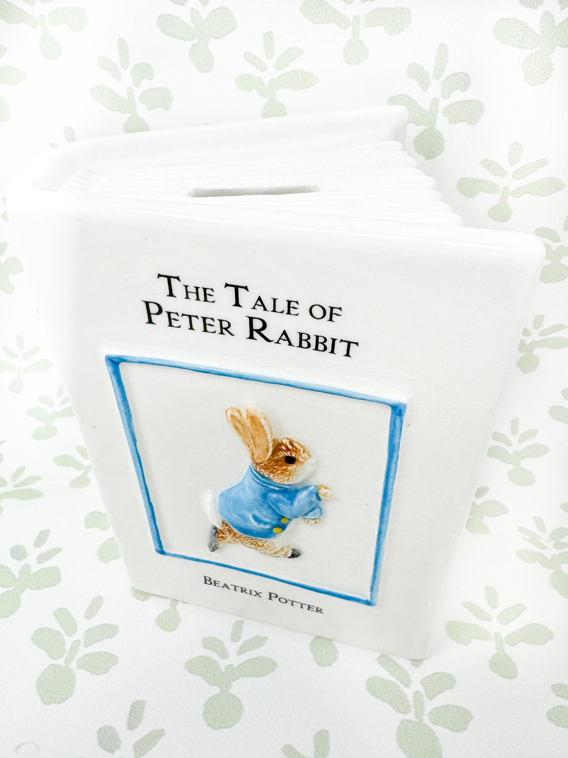 Vintage Peter Rabbit Ceramic Piggy Bank