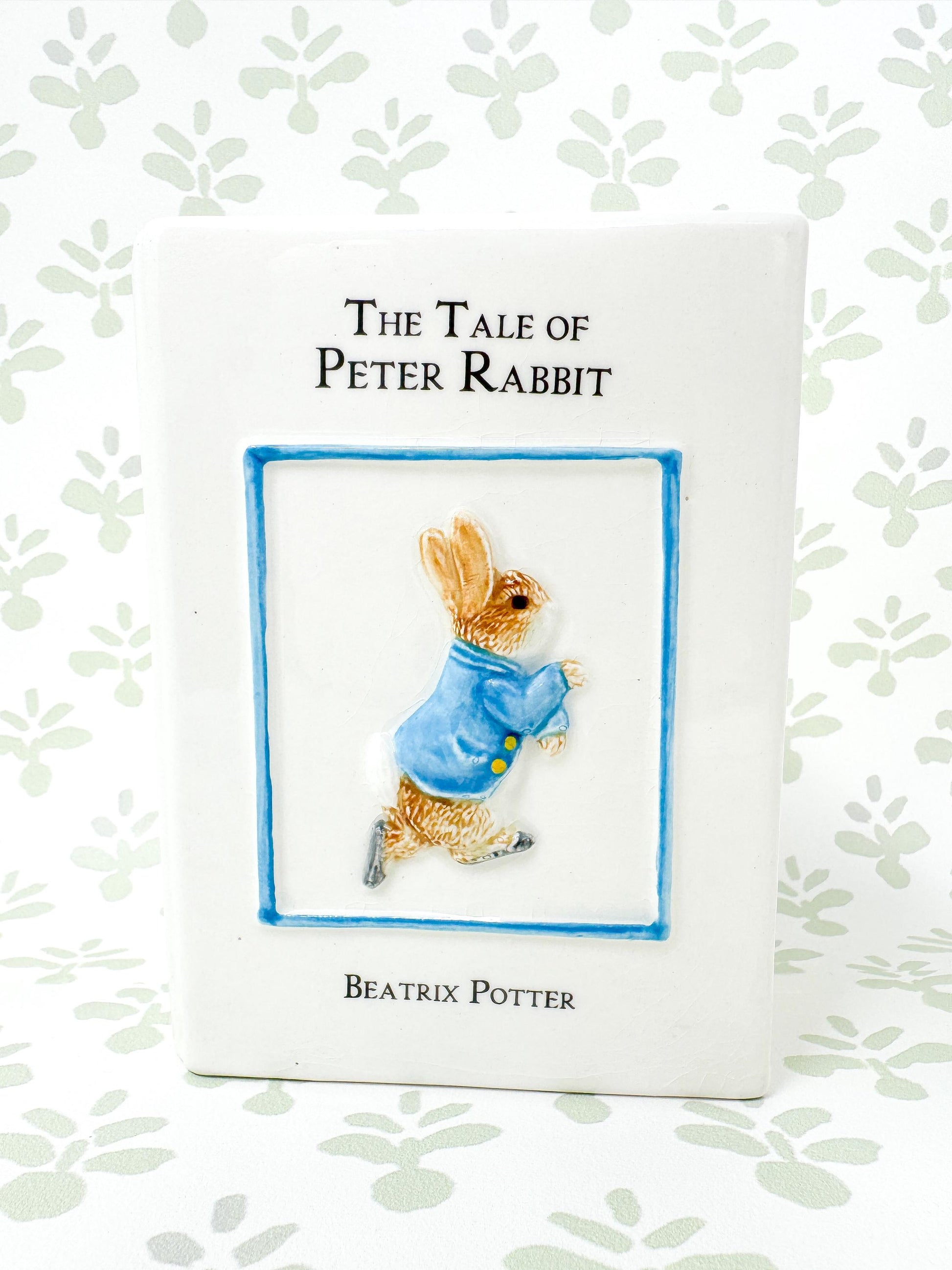 Vintage Peter Rabbit Ceramic Piggy Bank