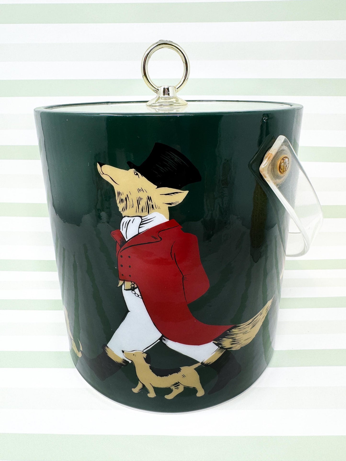 Vintage Cera Snooty Fox Ice Bucket