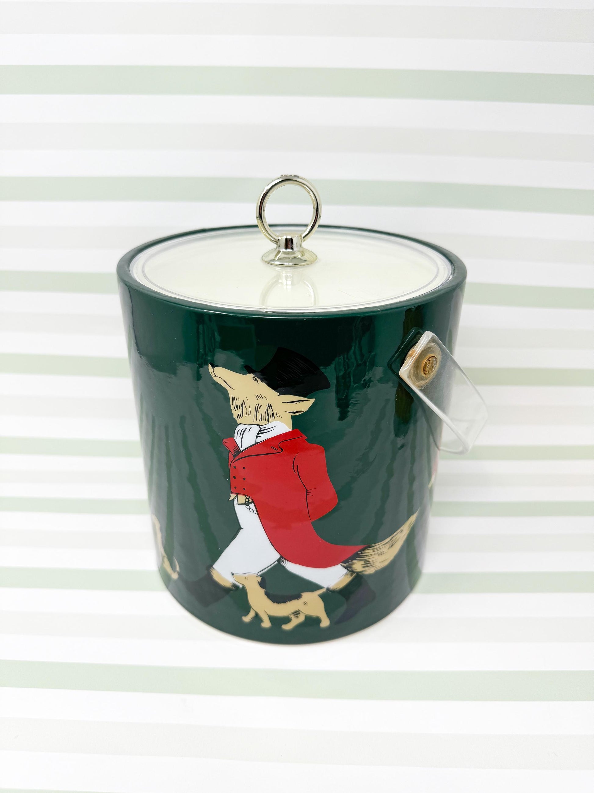 Vintage Cera Snooty Fox Ice Bucket
