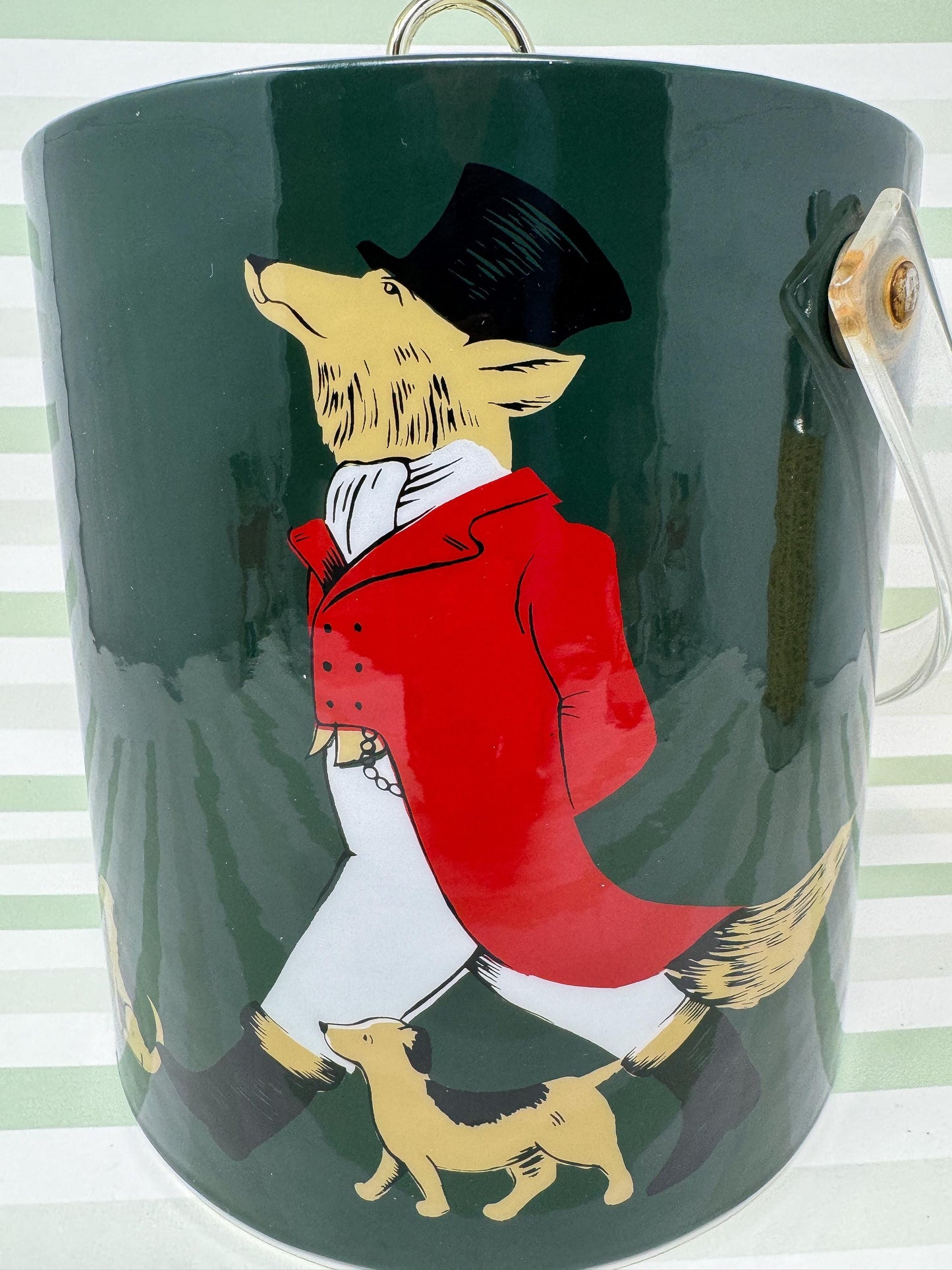Vintage Cera Snooty Fox Ice Bucket