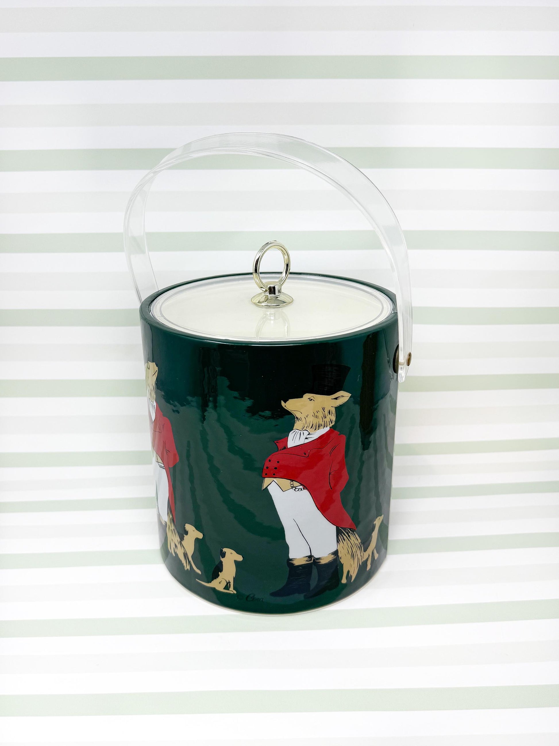 Vintage Cera Snooty Fox Ice Bucket
