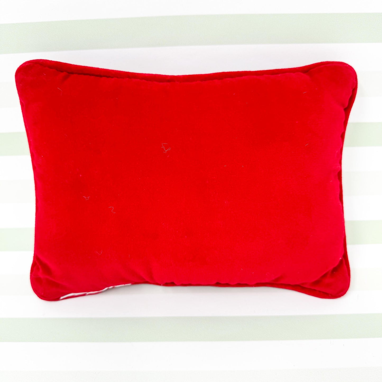 Merry Christmas Y'all Vintage Christmas Needlepoint Pillow