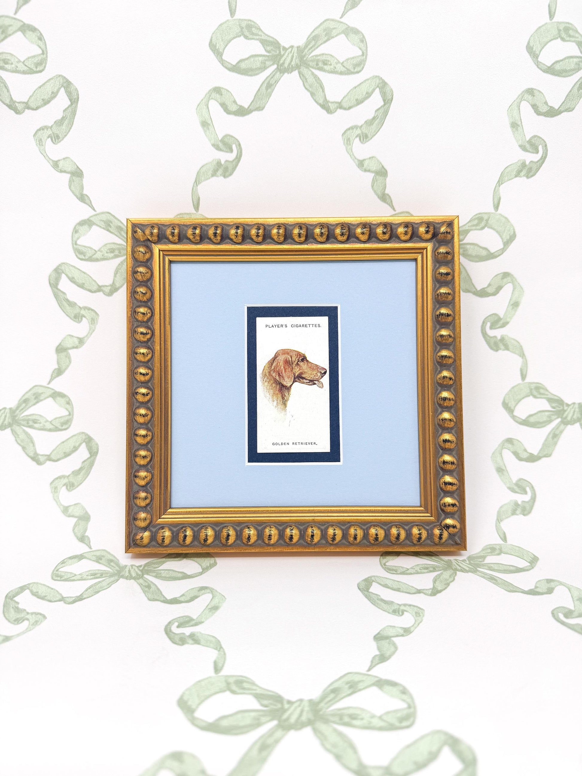 cigarette card frames 1930s Vintage Players Cards in Glass Frame Mounting & Framing Kit for