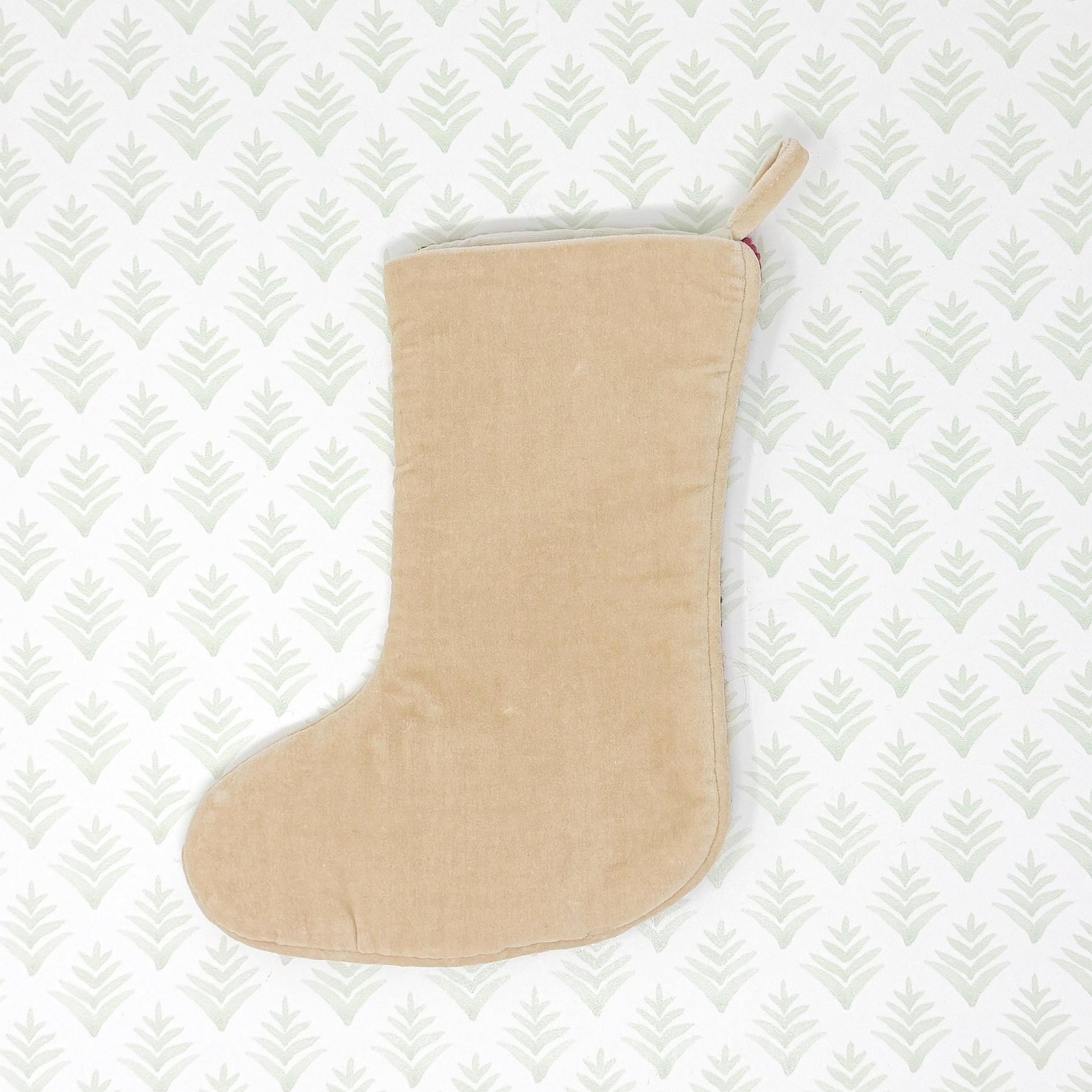 Vintage Mini Needlepoint Christmas Stocking, Horse