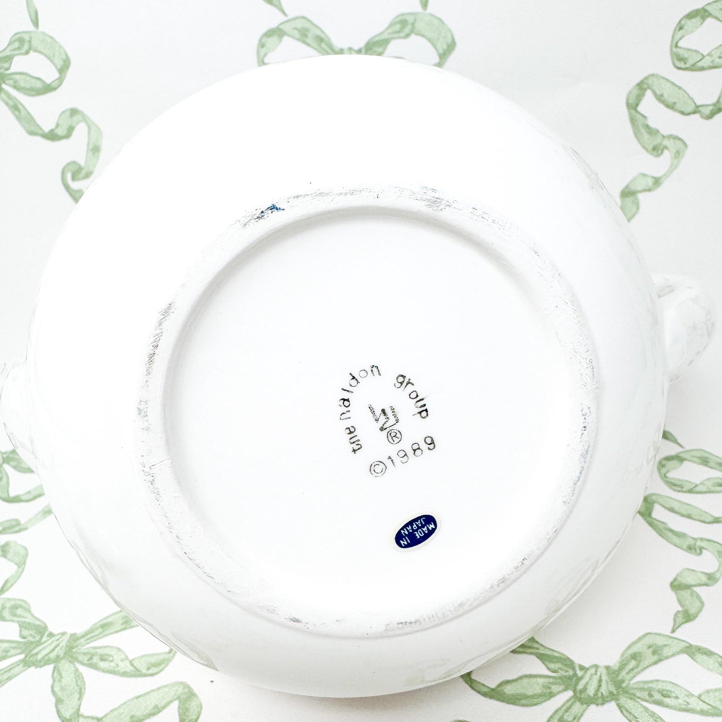 Vintage Haldon Group Blue Ribbon Tea Set