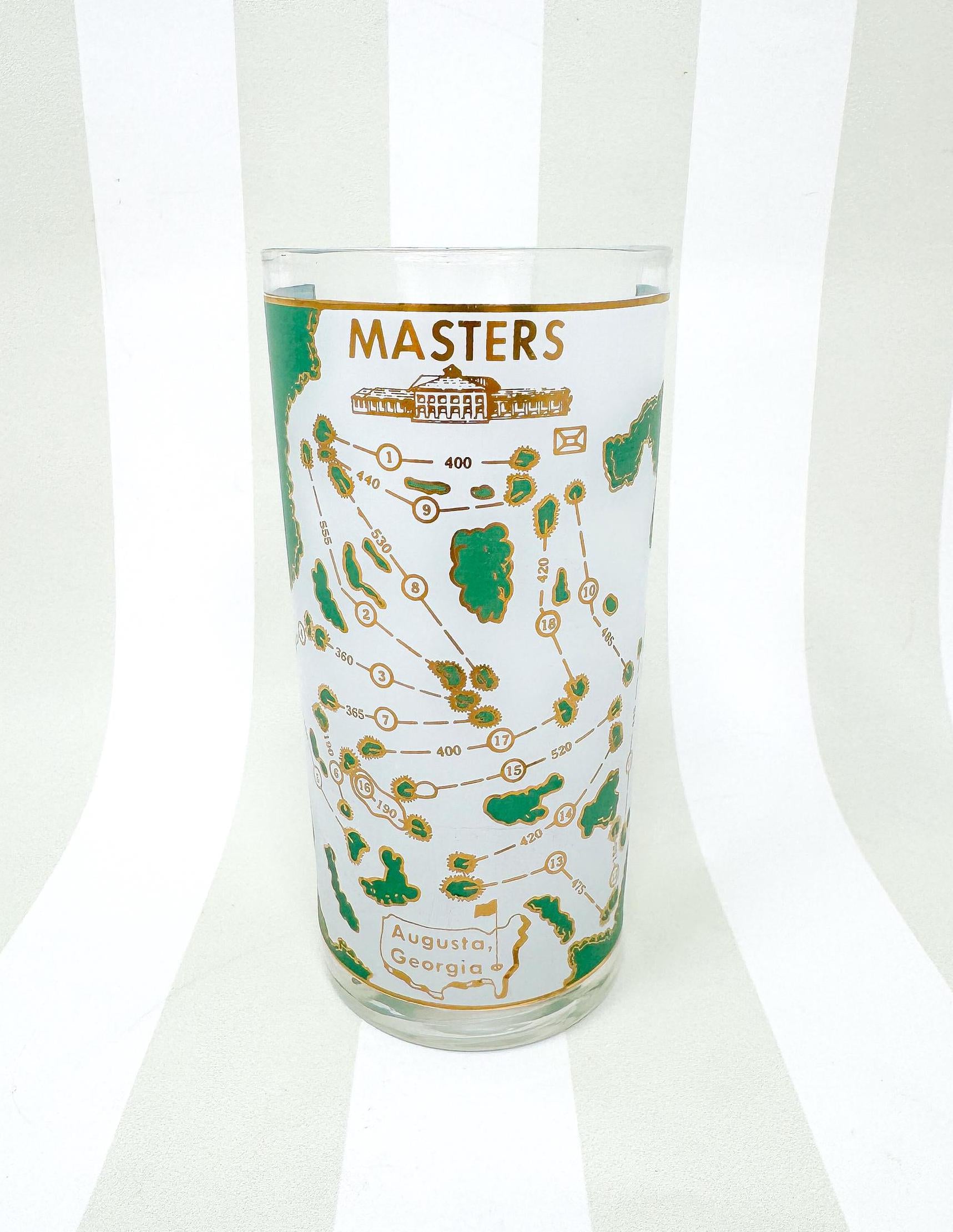 Vintage Augusta National Masters Highball Glass