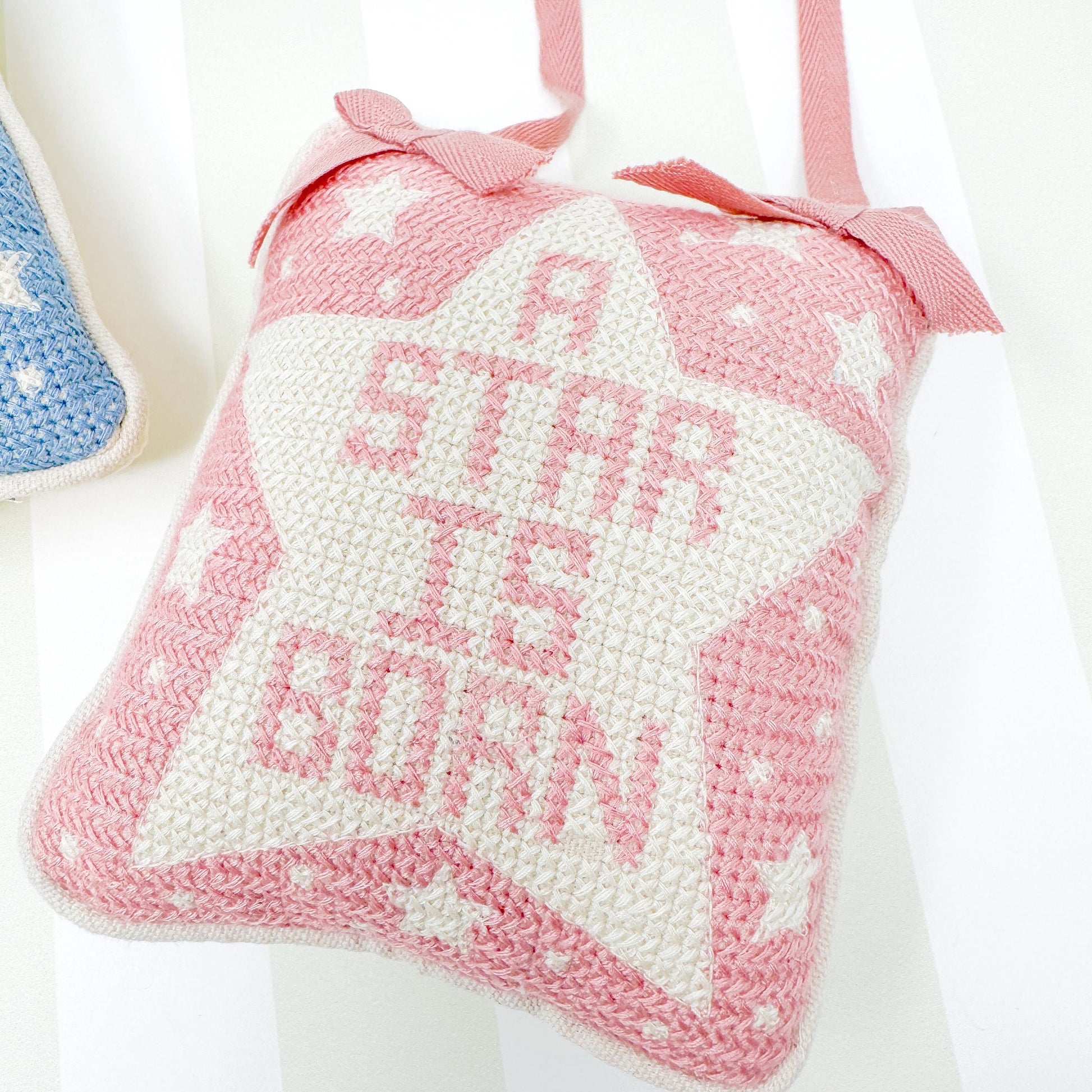 A Star Is Born Baby Embroidered Door Hanger Pillow