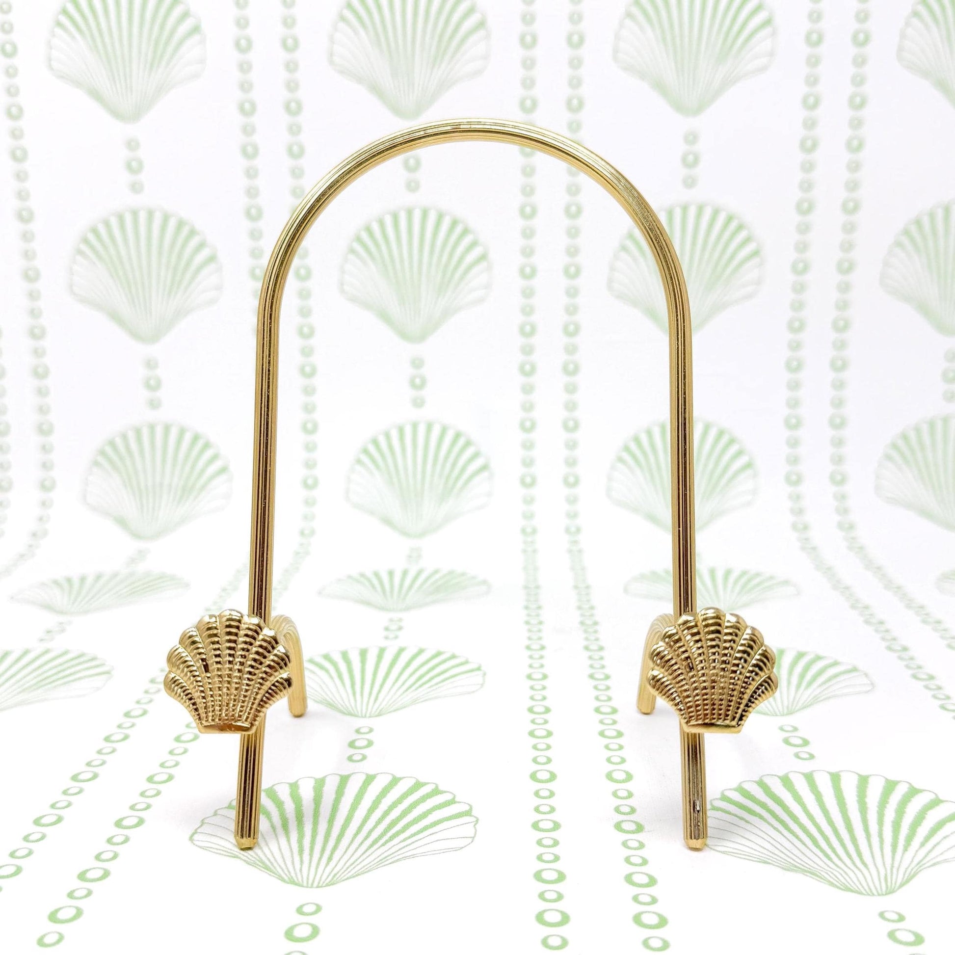 Gold Metal Shell Easel