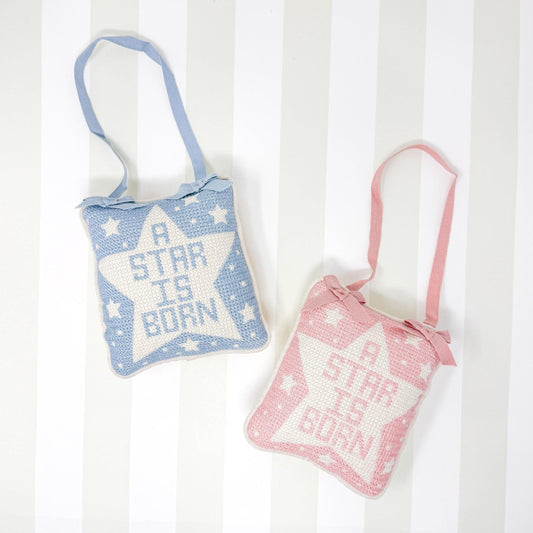 A Star Is Born Baby Embroidered Door Hanger Pillow