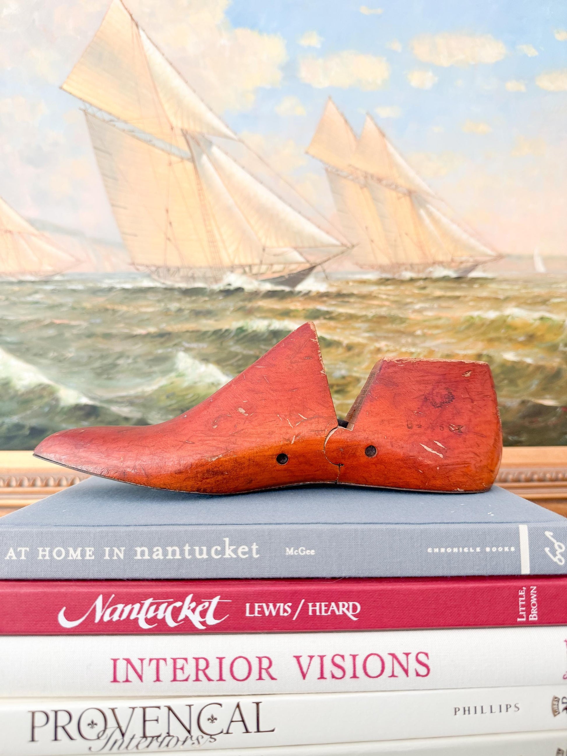Vintage 1960s Maple Wood Shoe Form