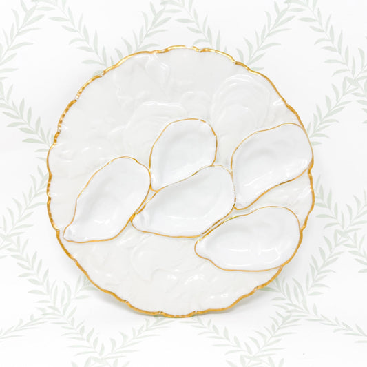 Rare Antique Tiffany & Co Haviland Oyster Plate c. 1890