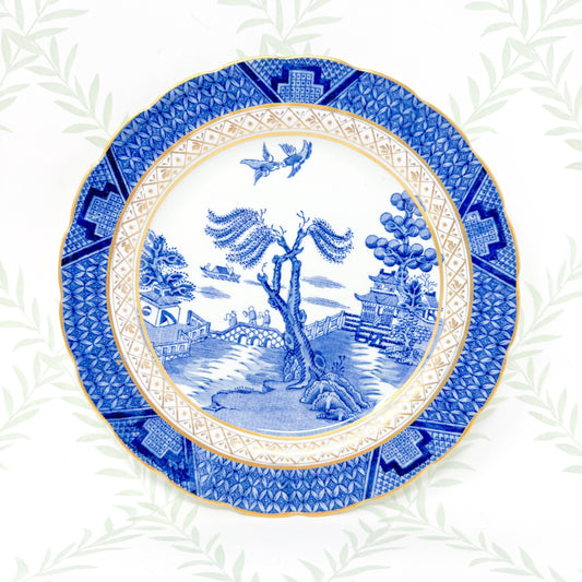 Antique Booth's Real Old Willow China, Salad Plates