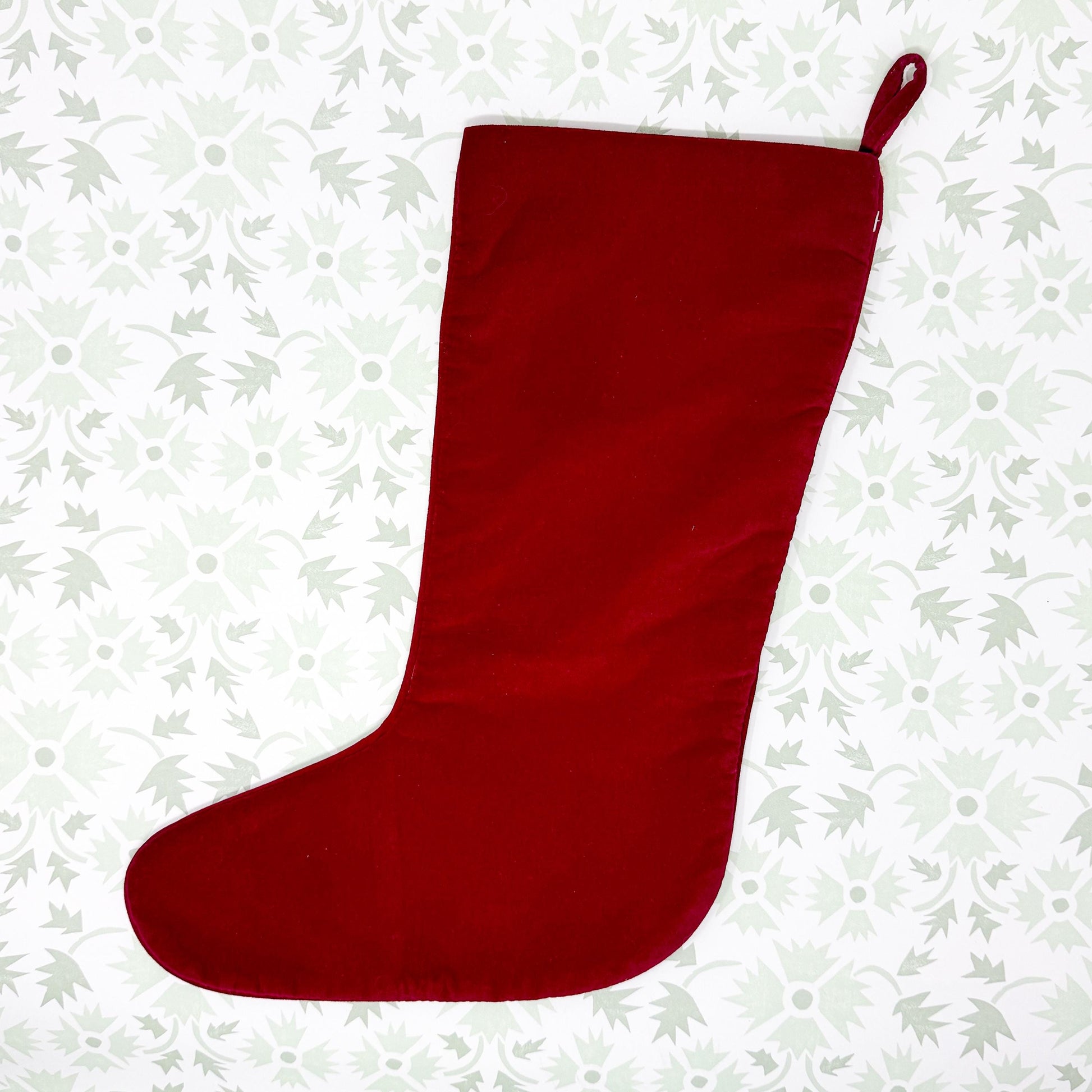 Vintage Needlepoint Dog Christmas Stocking, Pug