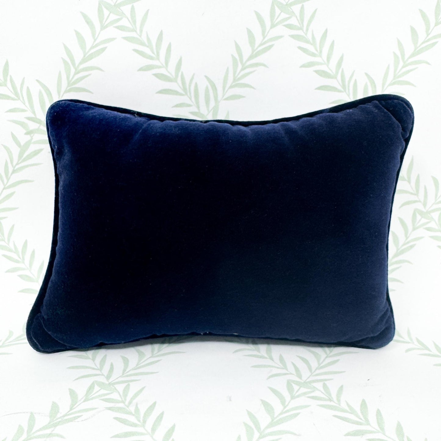 Vintage Christmas Needlepoint Pillow, Let It Snow