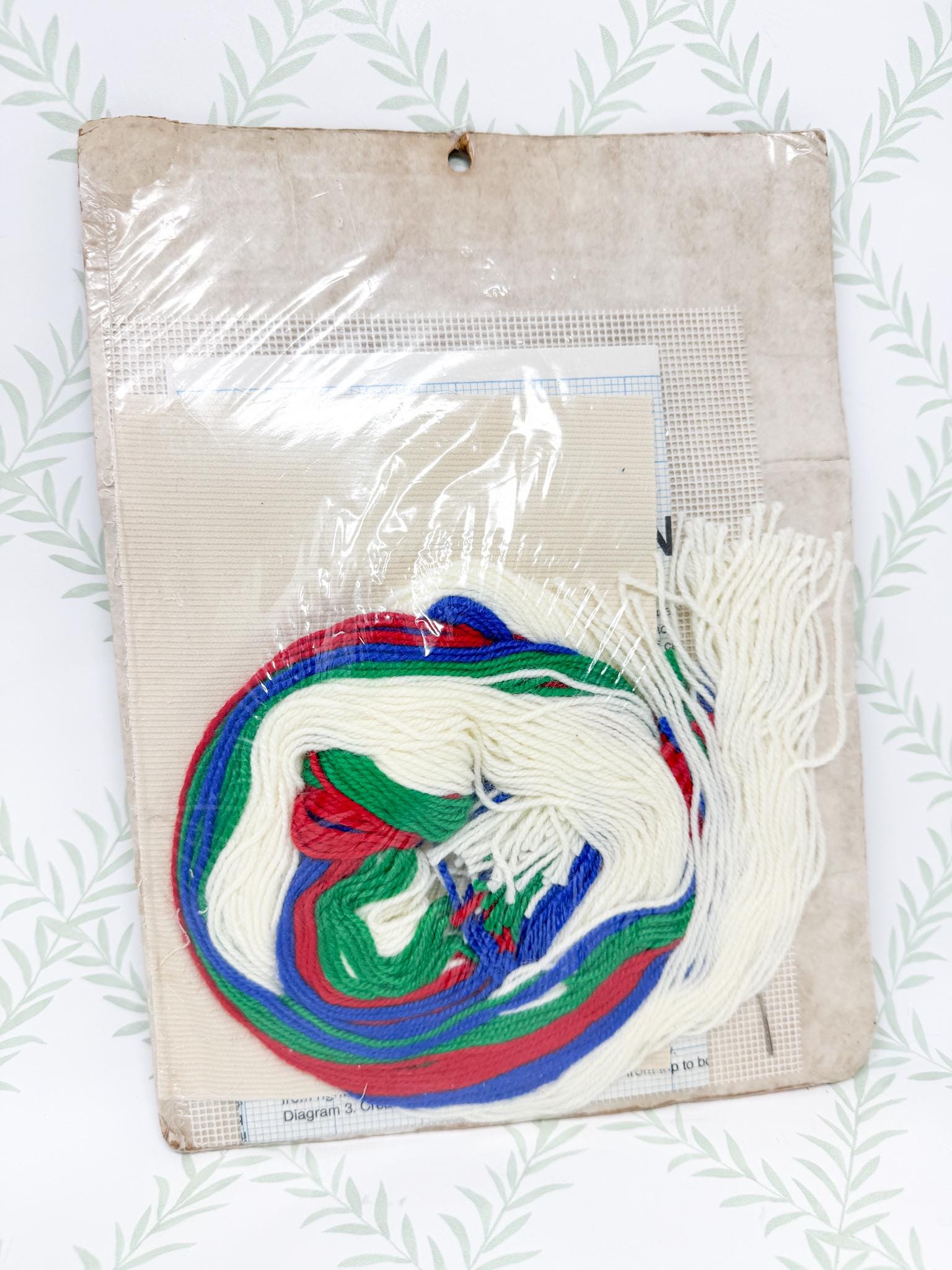 Vintage Cheeky Needlepoint Pillow Kit, "Pillow Talk"