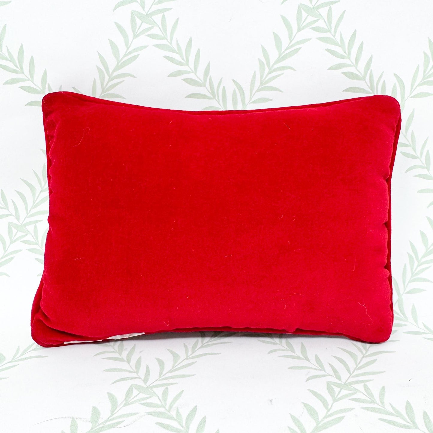 Vintage Christmas Needlepoint Pillow, You Sleigh Me