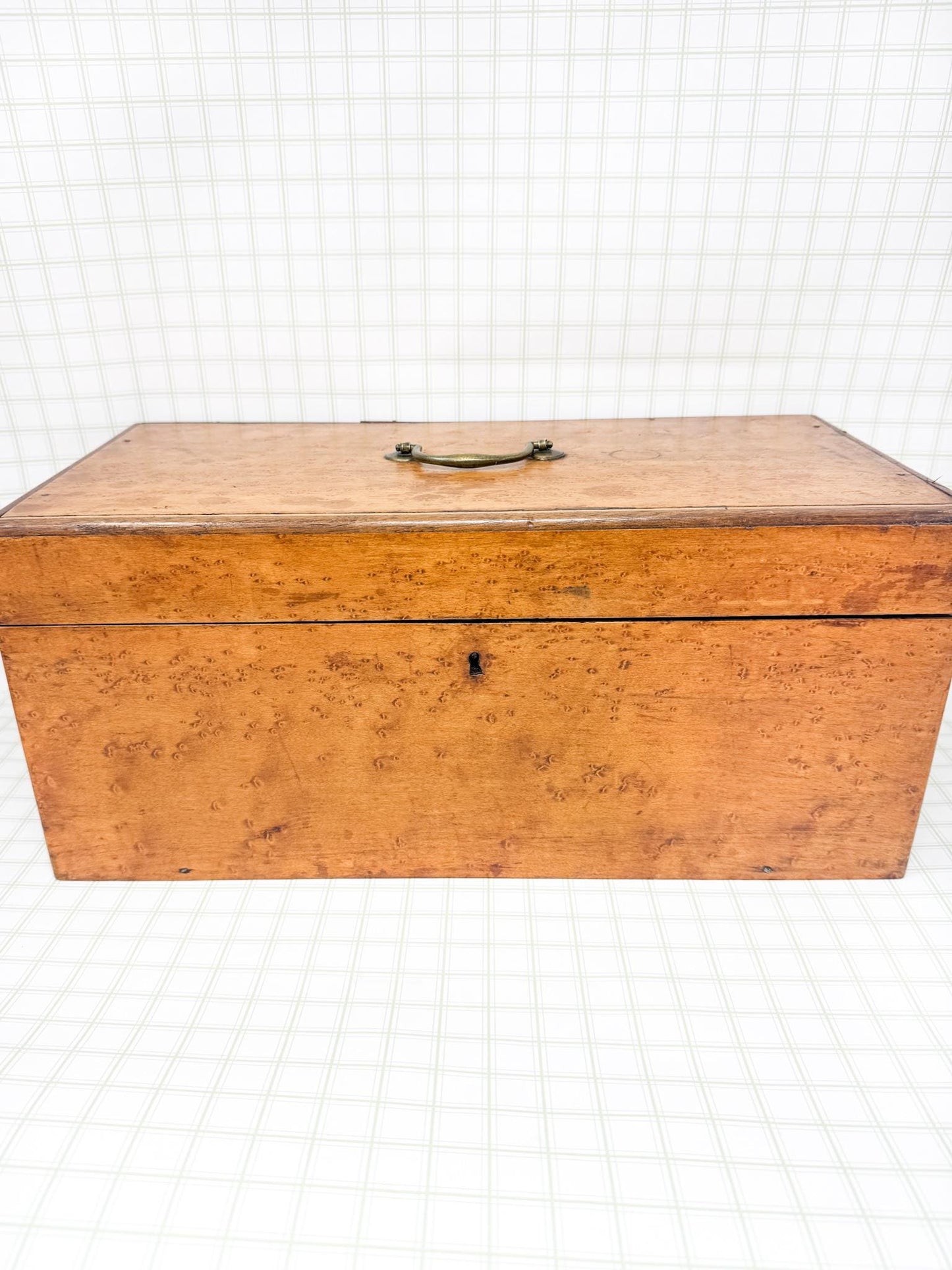 Antique 19th Century Birdseye Maple Lap Desk
