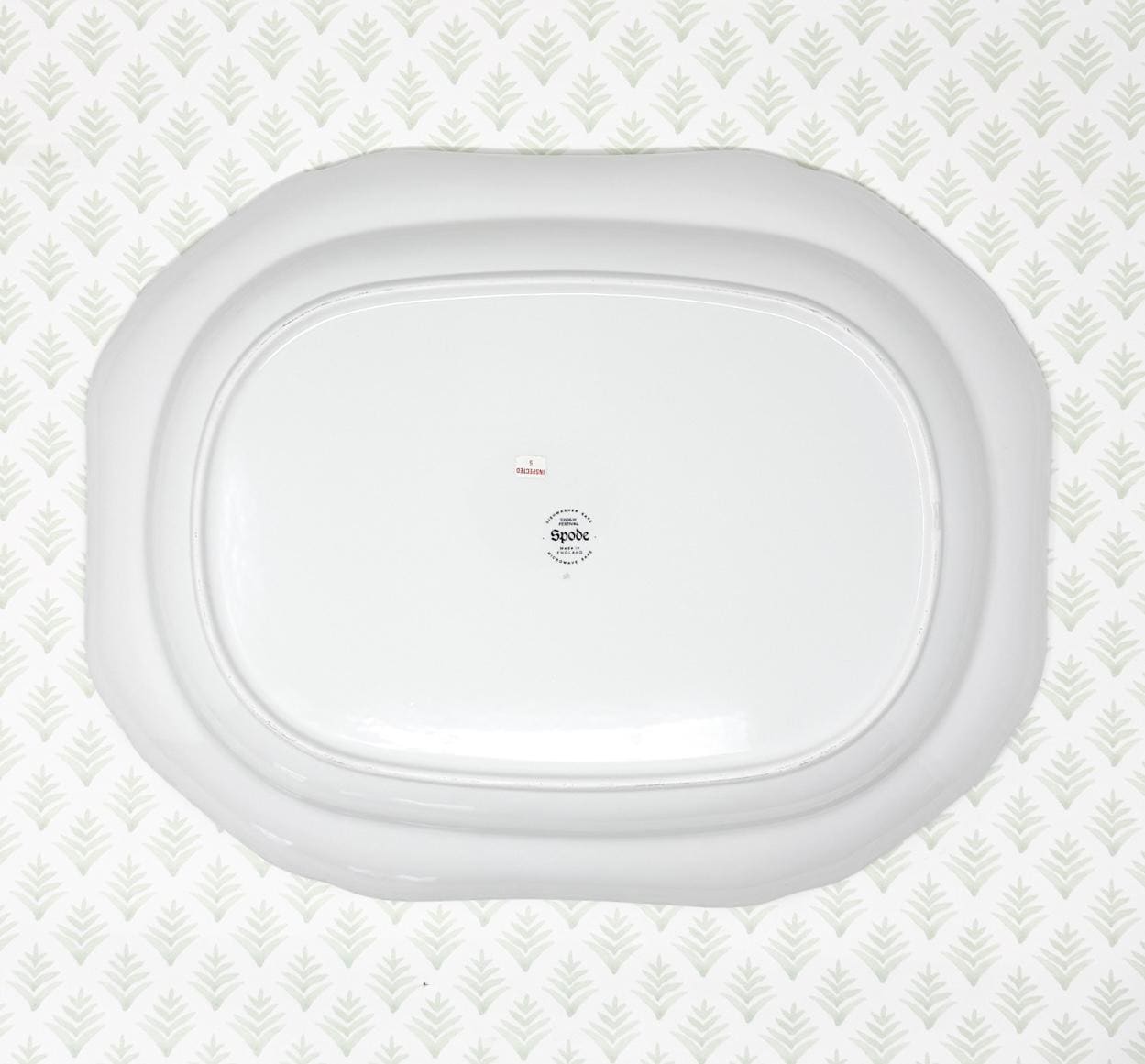 Vintage Spode Turkey Thanksgiving Transferware Platter, 16"